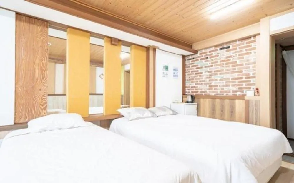 Bed in Jeju Joy Hill Pension