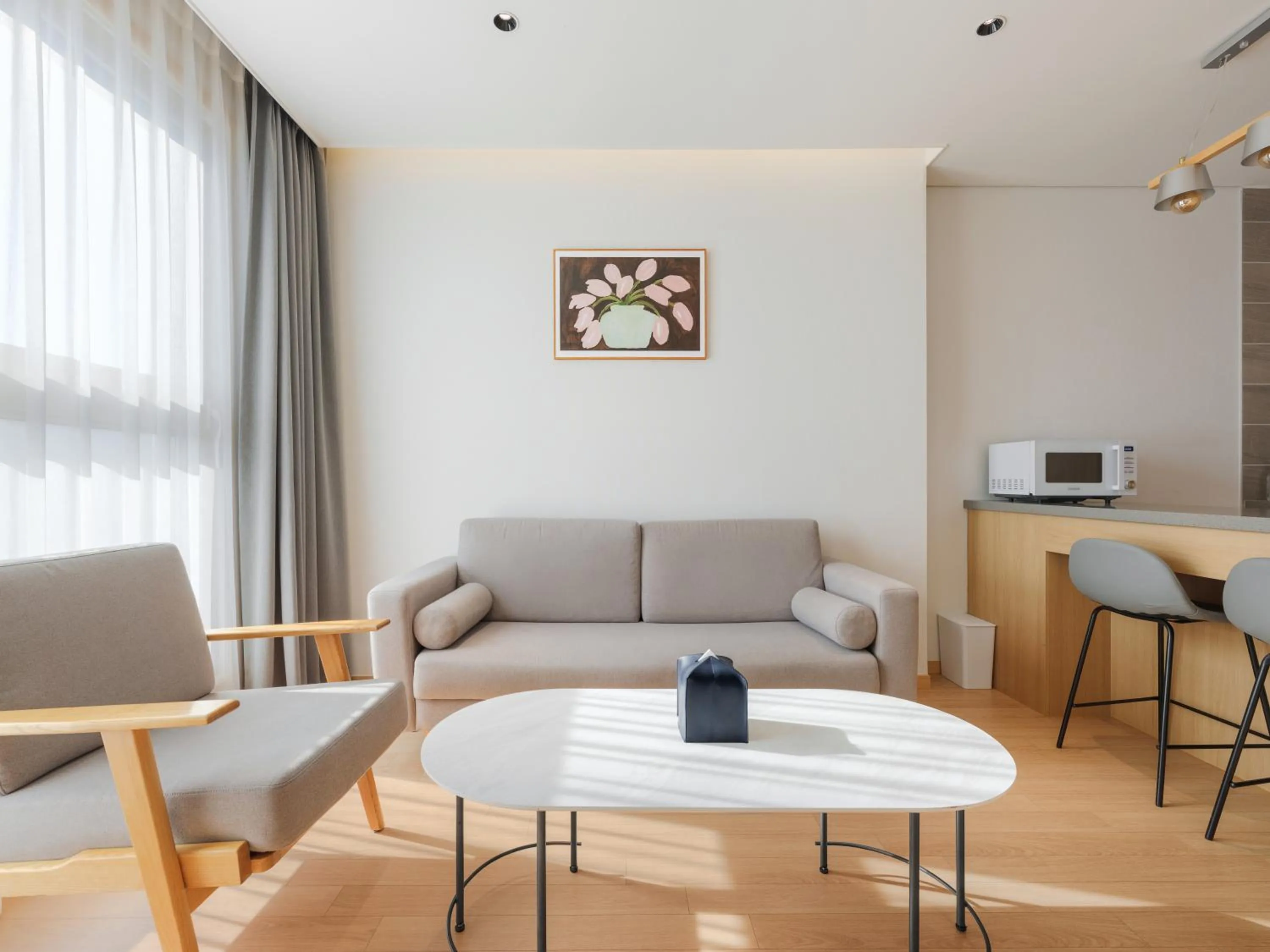 Living room in Le Collective Sokcho Central