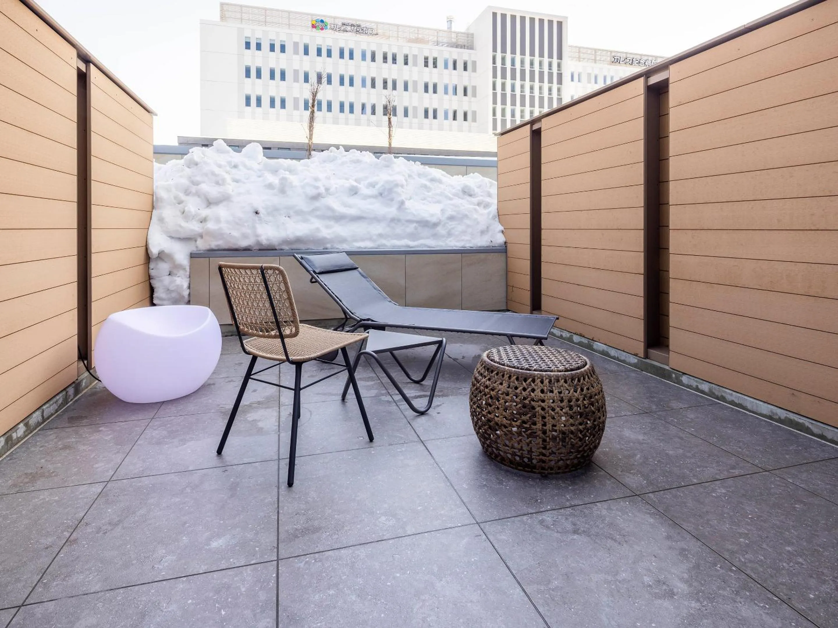 Balcony/Terrace in SAPPORO HOTEL by GRANBELL