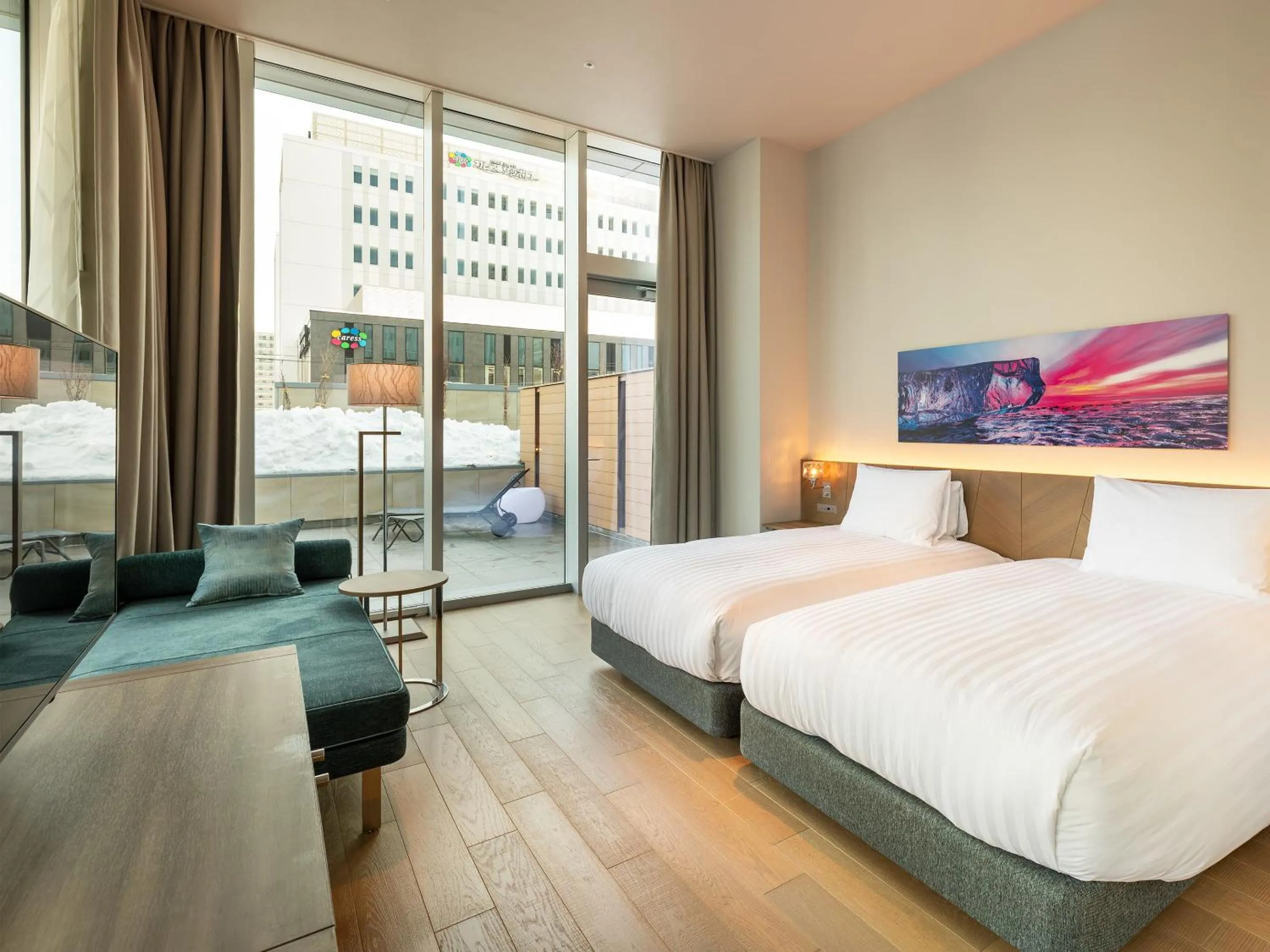 Photo of the whole room, Bed in SAPPORO HOTEL by GRANBELL