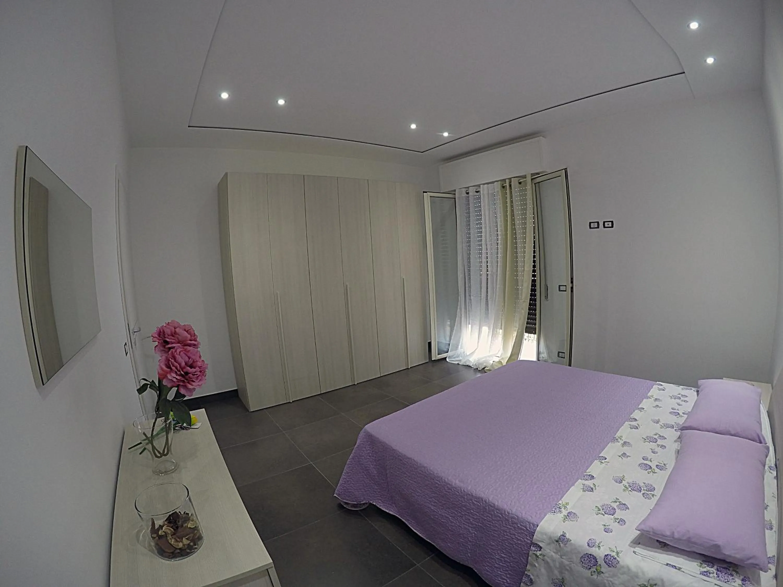Bedroom, Bed in House Etna View