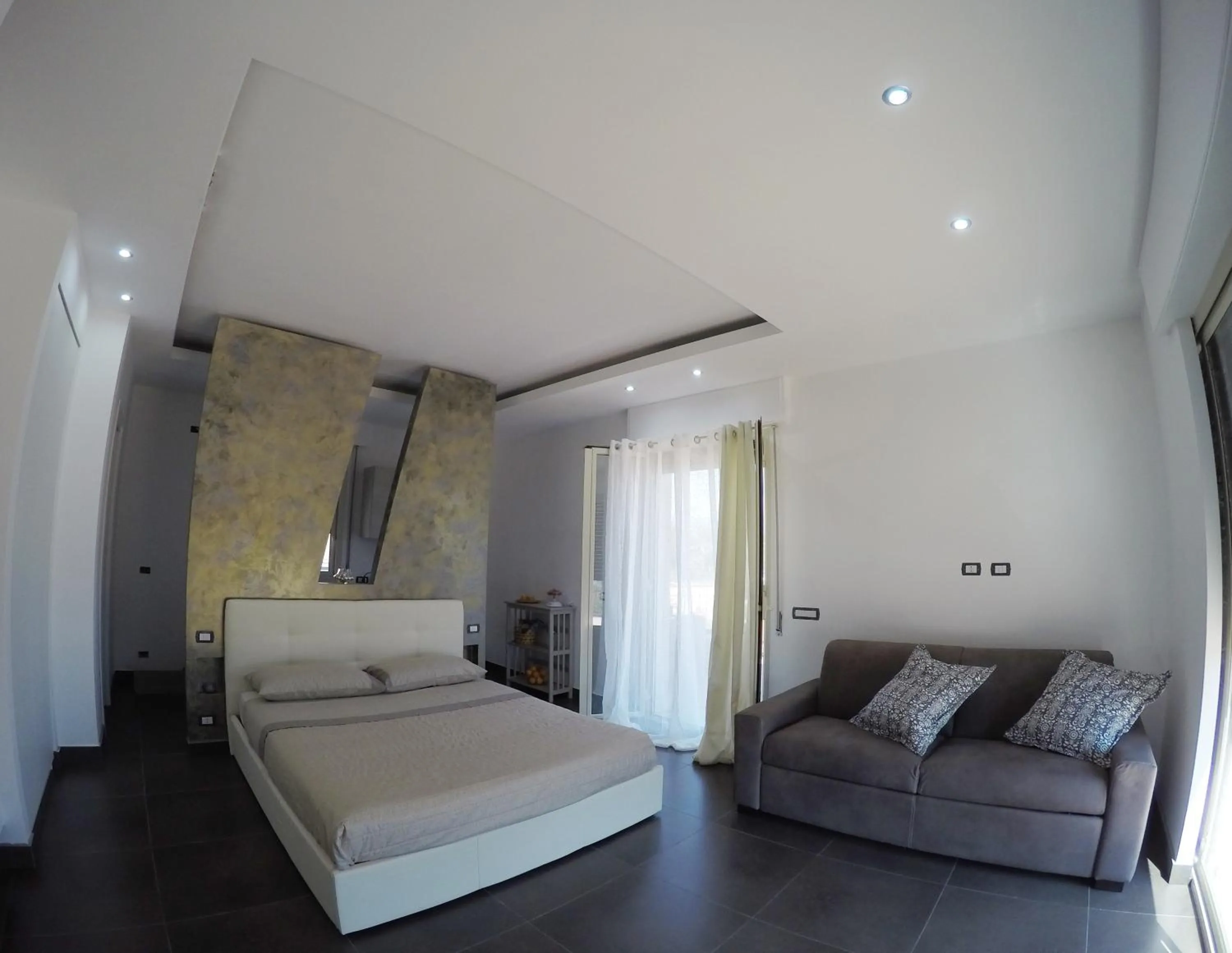 Bedroom, Bed in House Etna View
