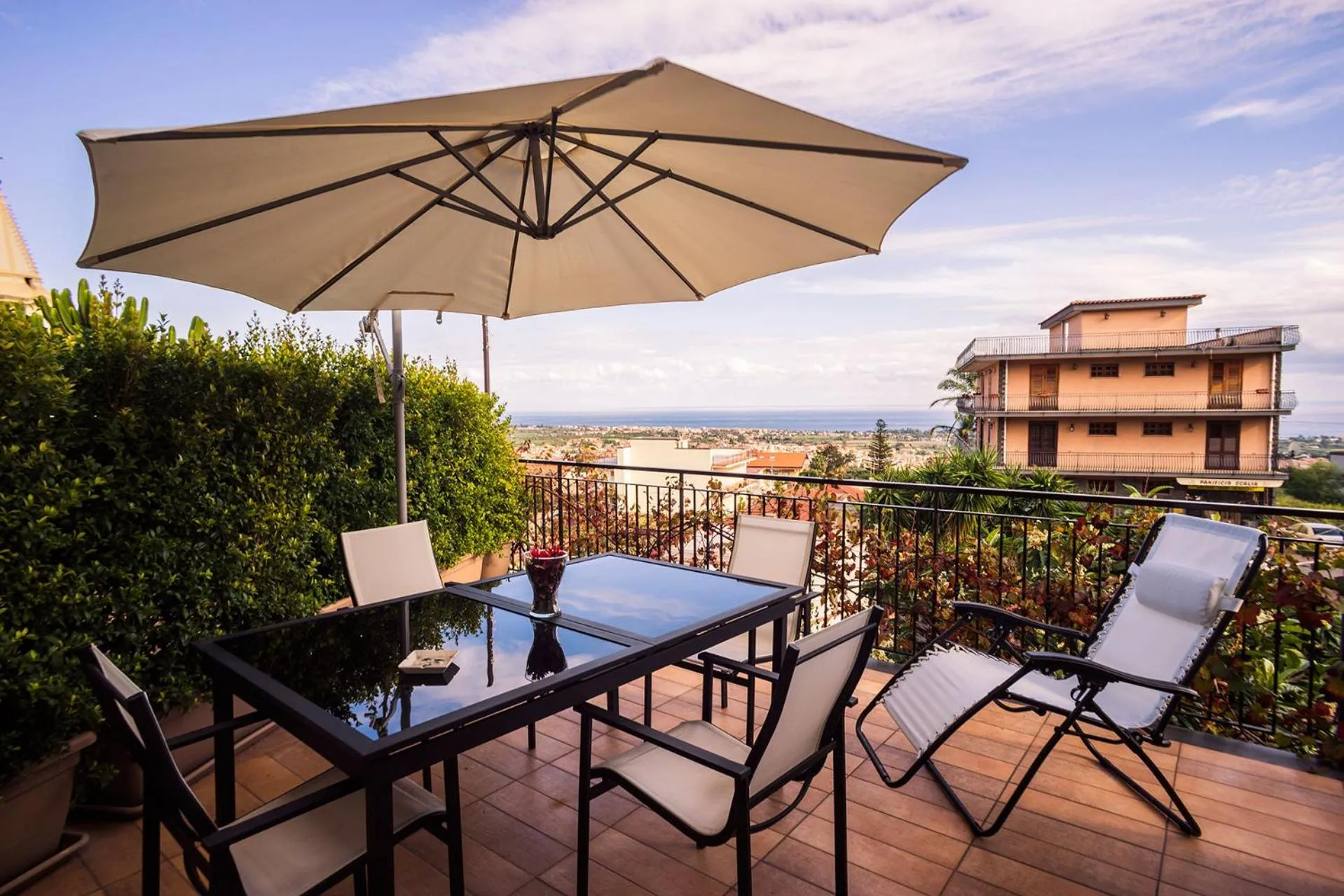 Balcony/Terrace in House Etna View
