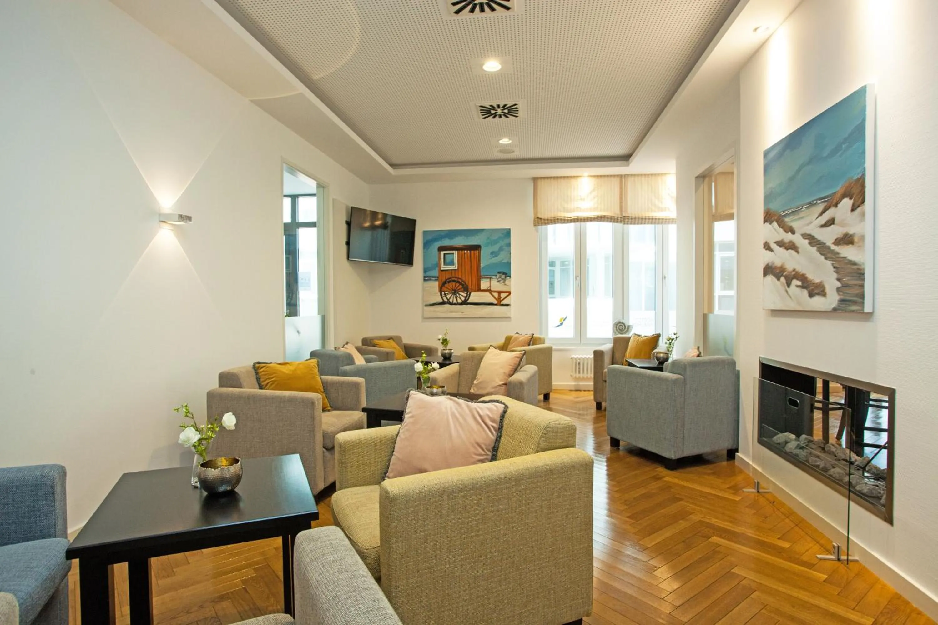 Lobby or reception in Hotel Inselhof Borkum