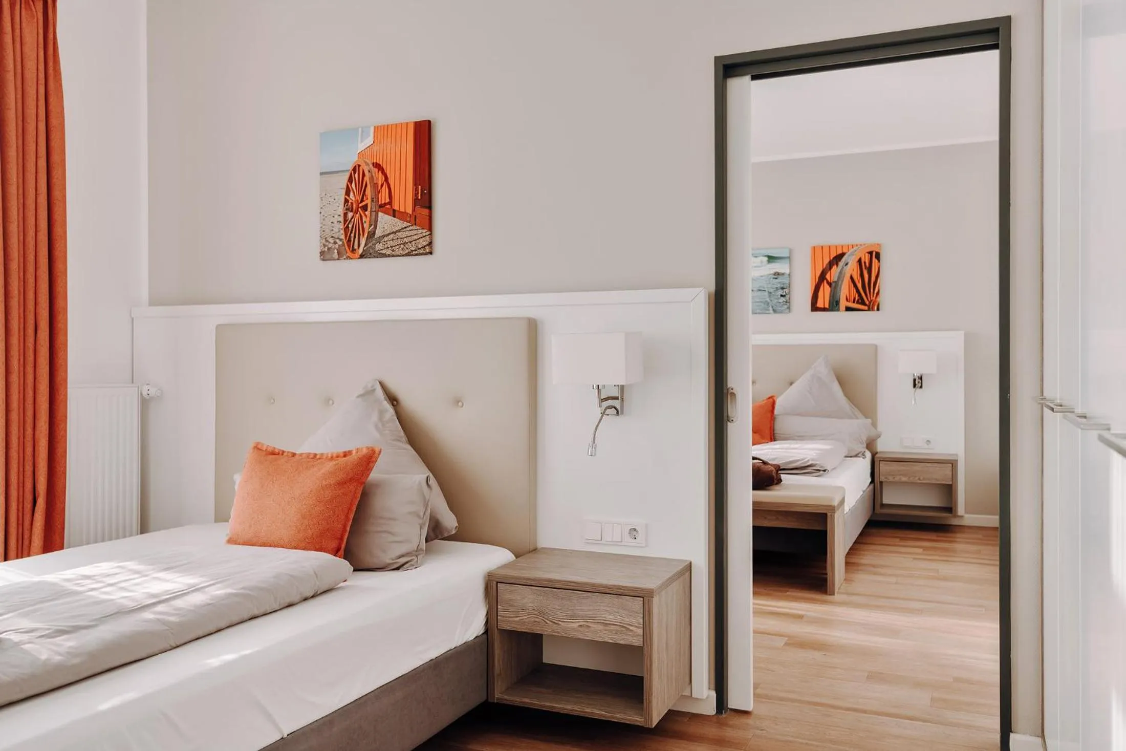 Bed in Hotel Inselhof Borkum