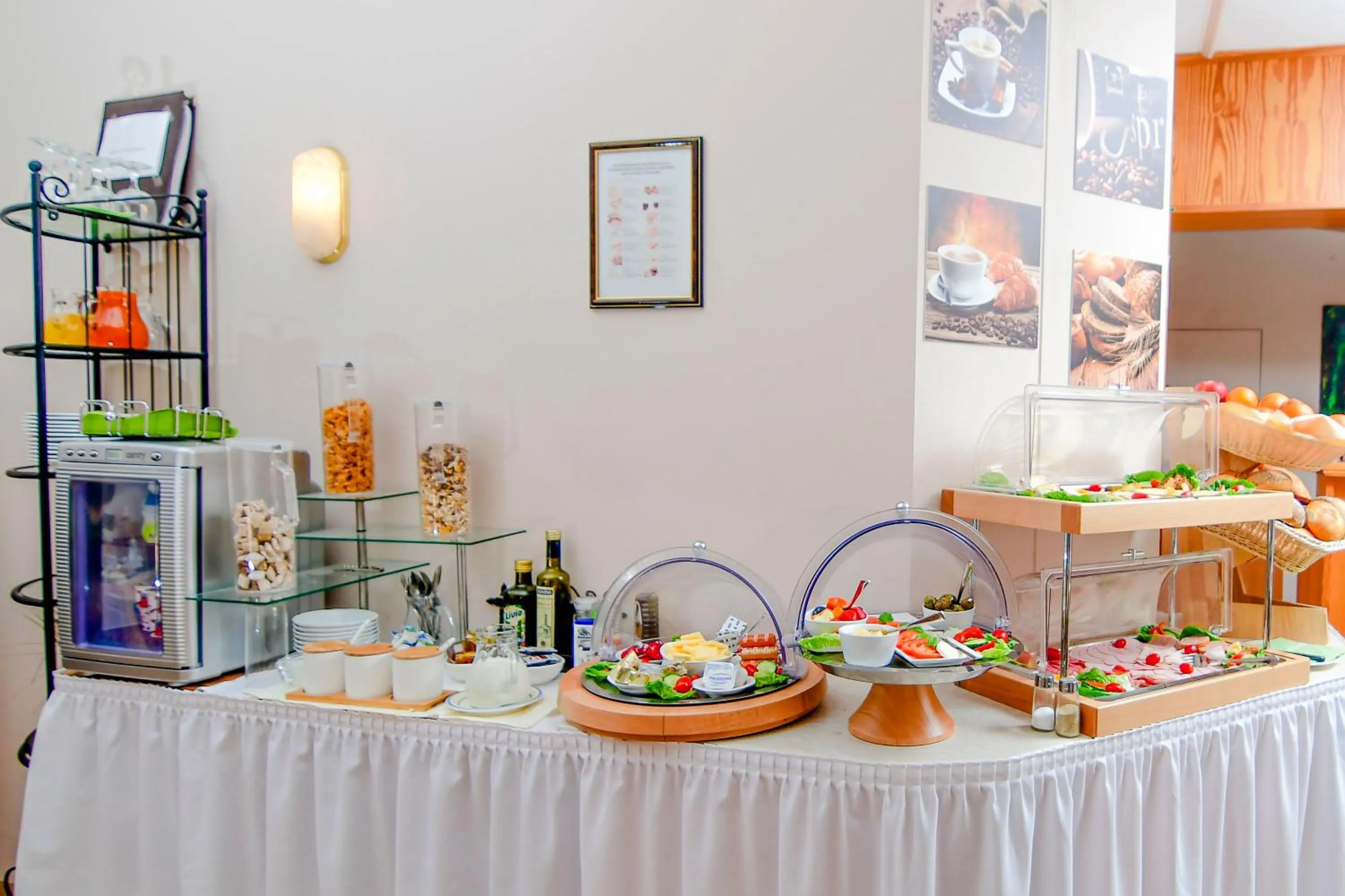 Buffet breakfast in Gästehaus Engelgasse Herzogenaurach