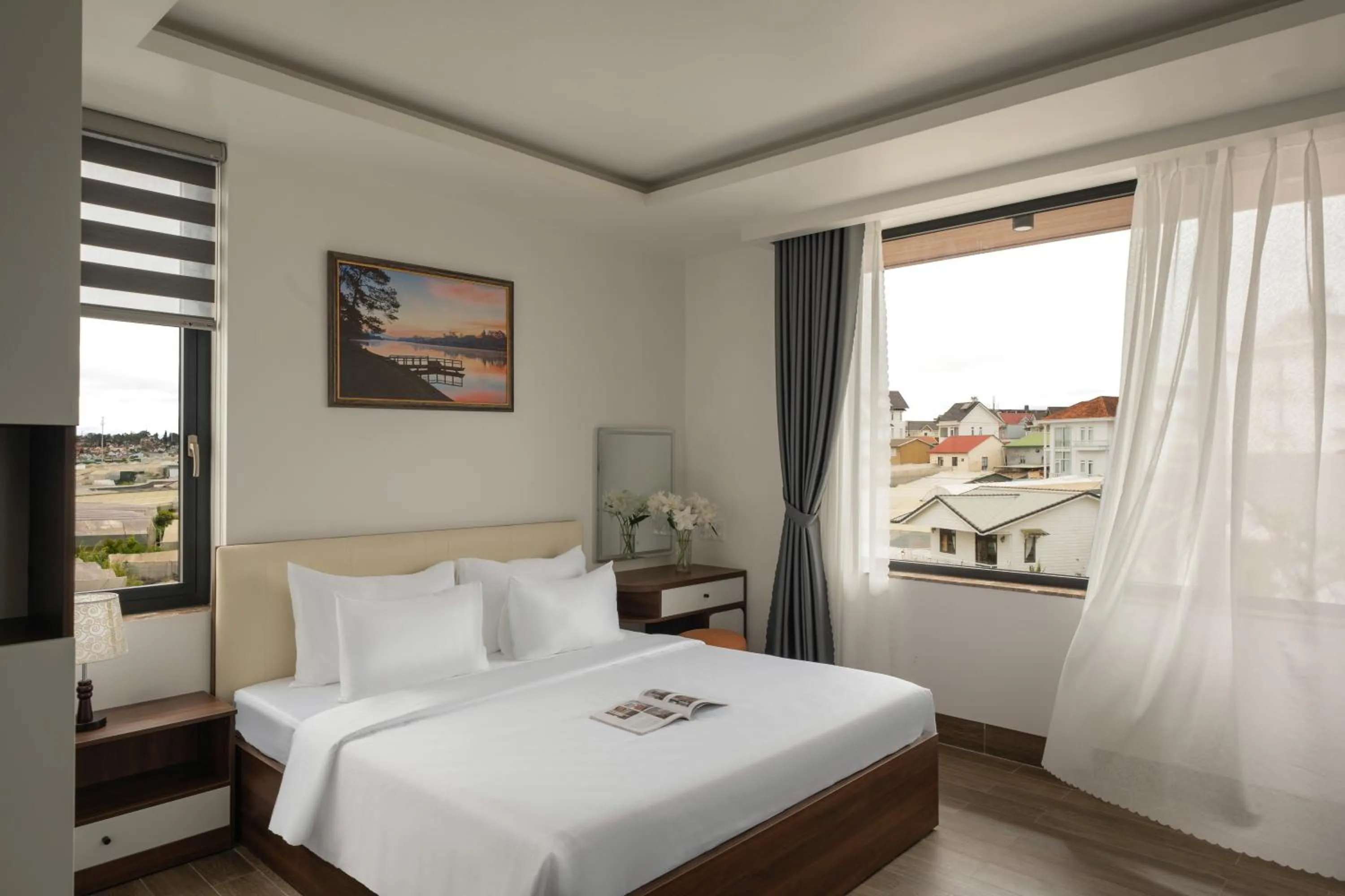 Bed in Anteaus Hotel Đà Lạt