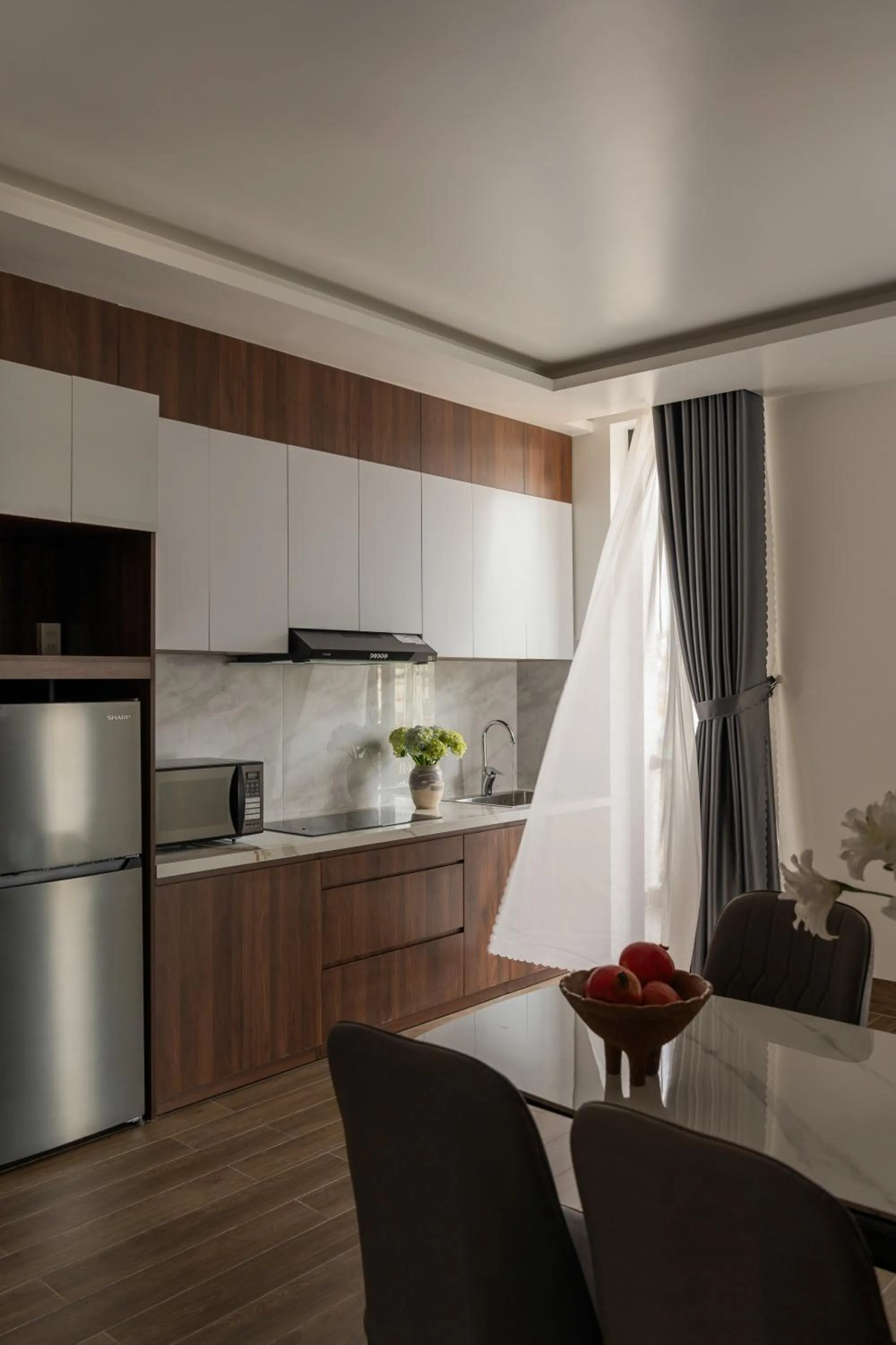 Kitchen or kitchenette in Anteaus Hotel Đà Lạt