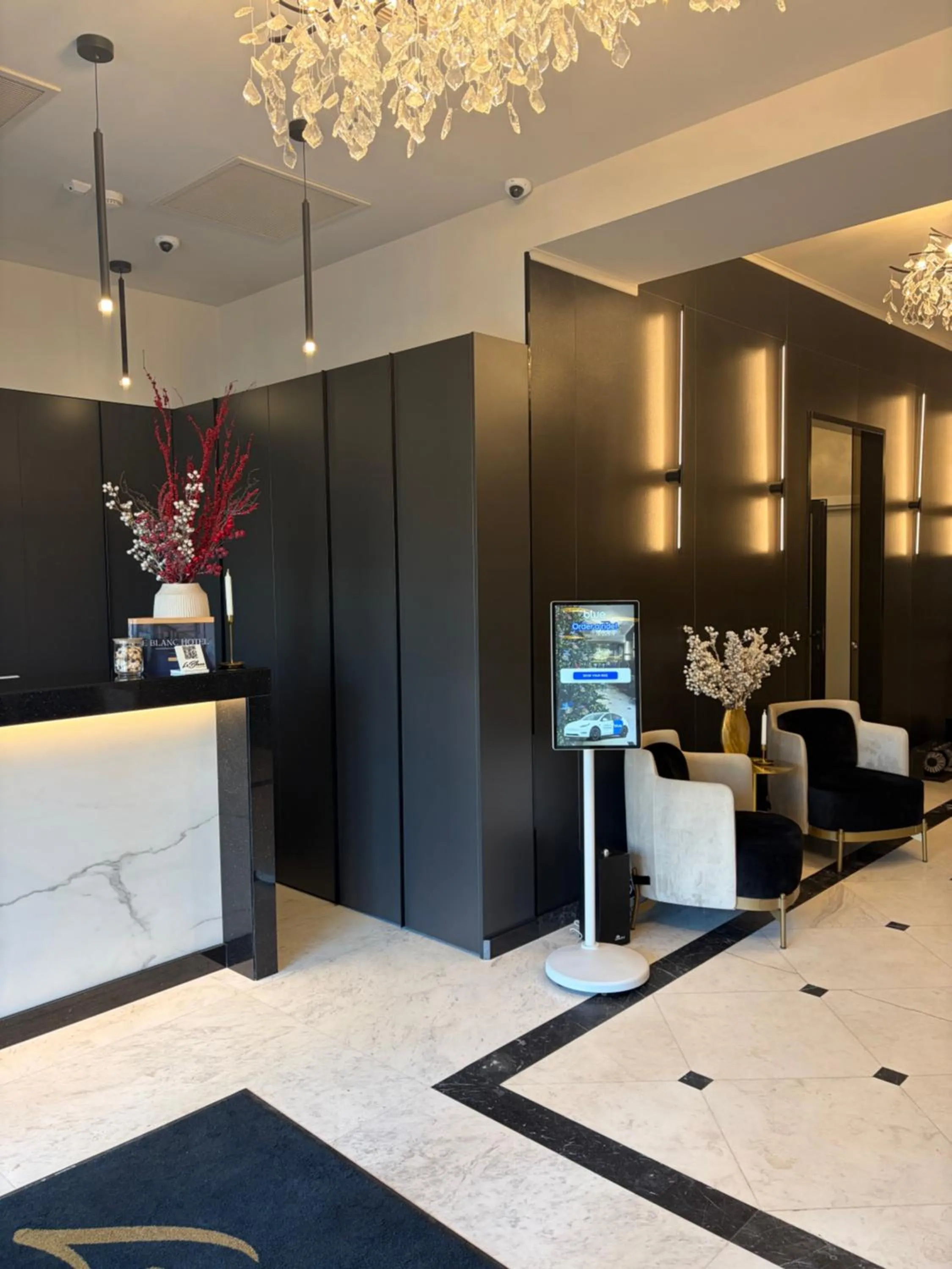 Seating area in Le Blanc Cotroceni Hotel