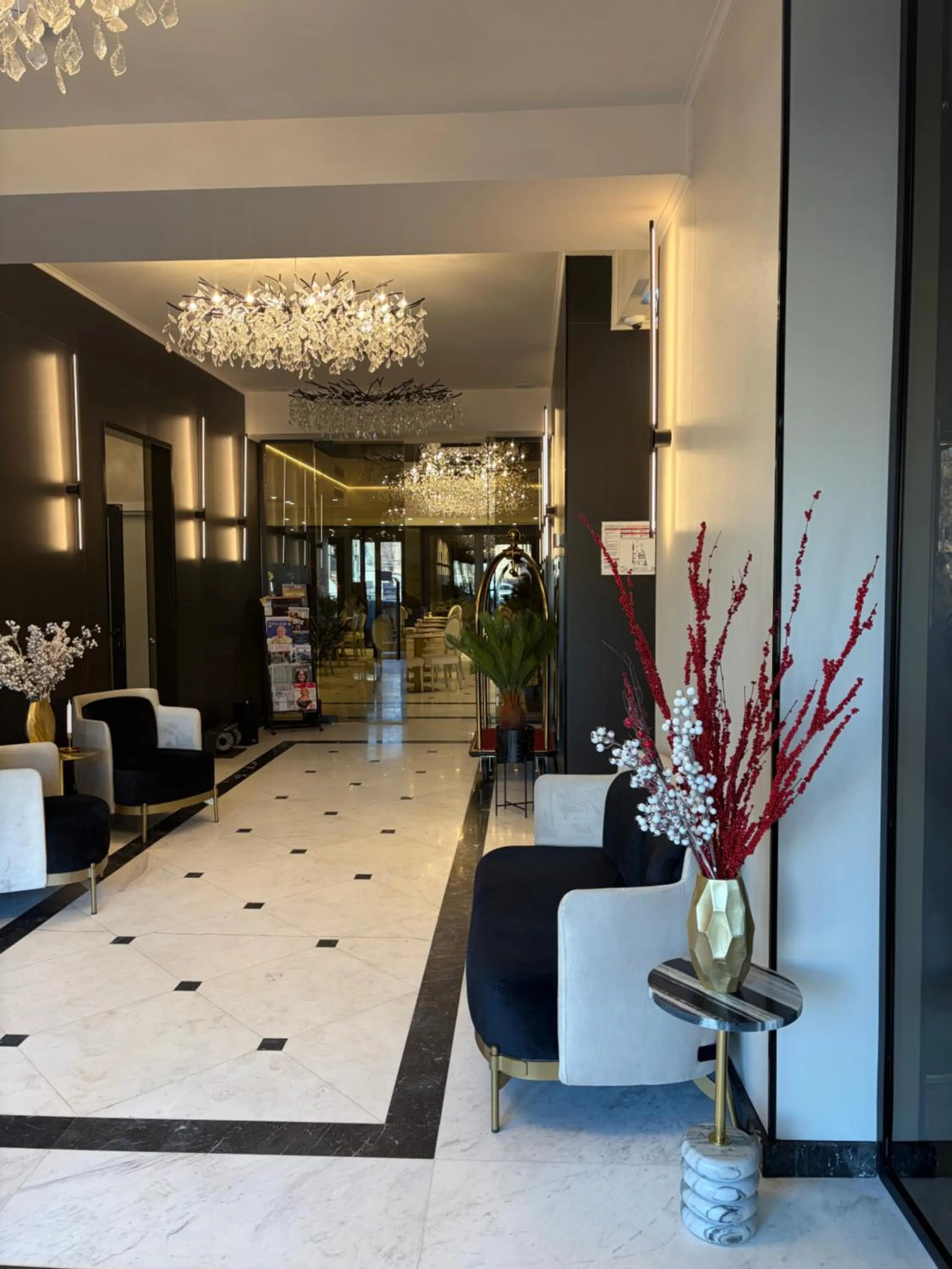 Seating area in Le Blanc Cotroceni Hotel