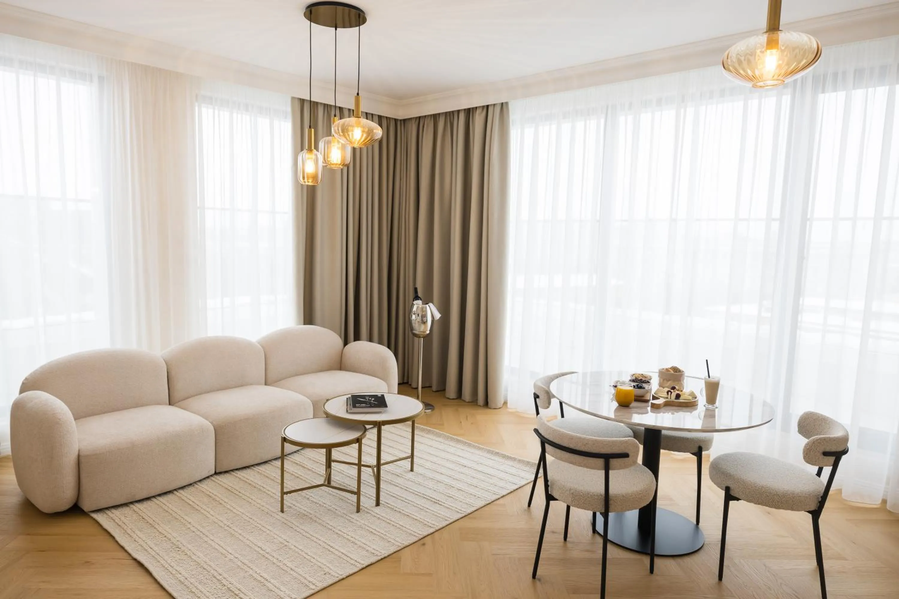 Living room in Le Blanc Cotroceni Hotel