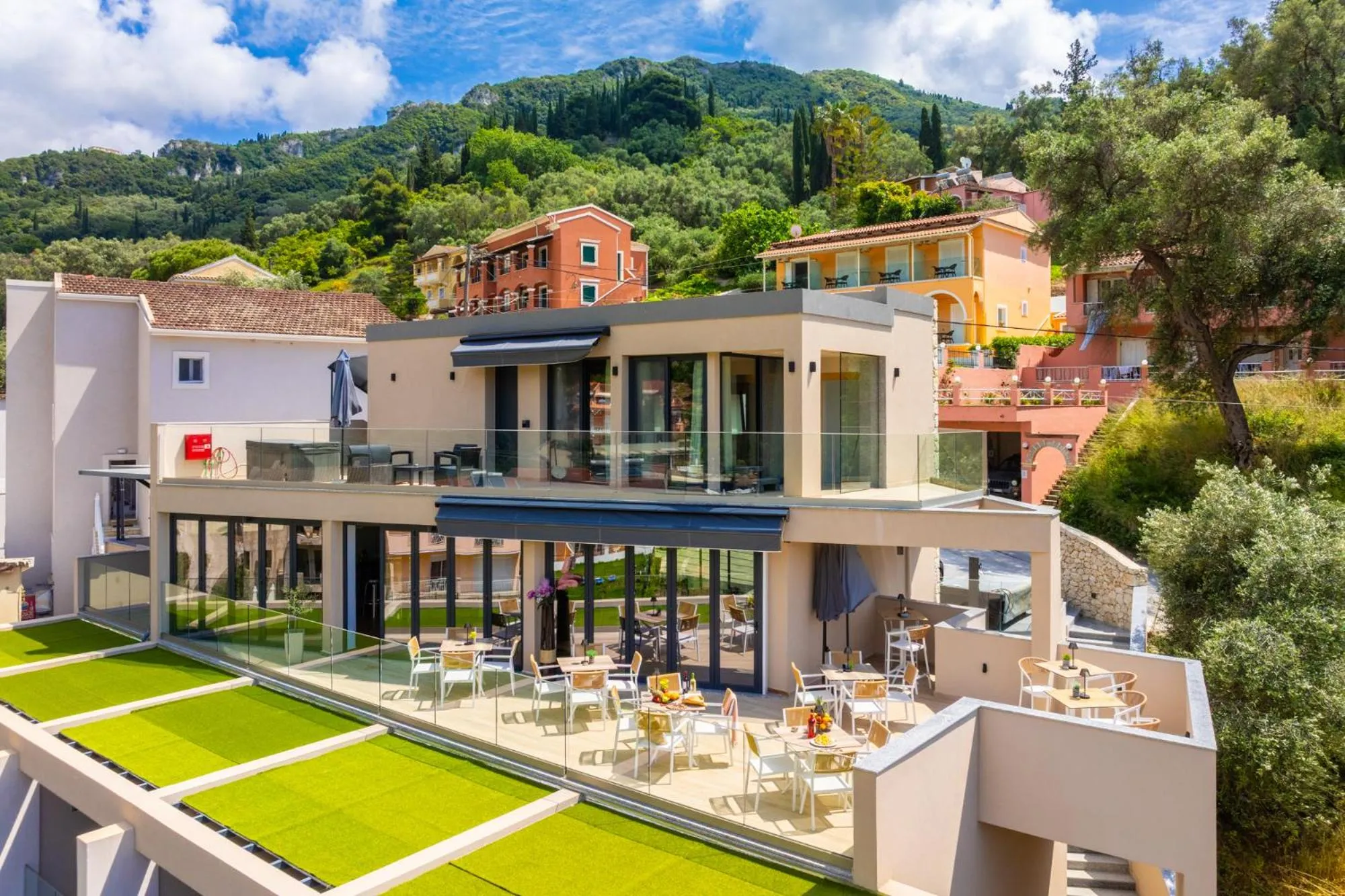 Patio in Nobile Boutique Hotel