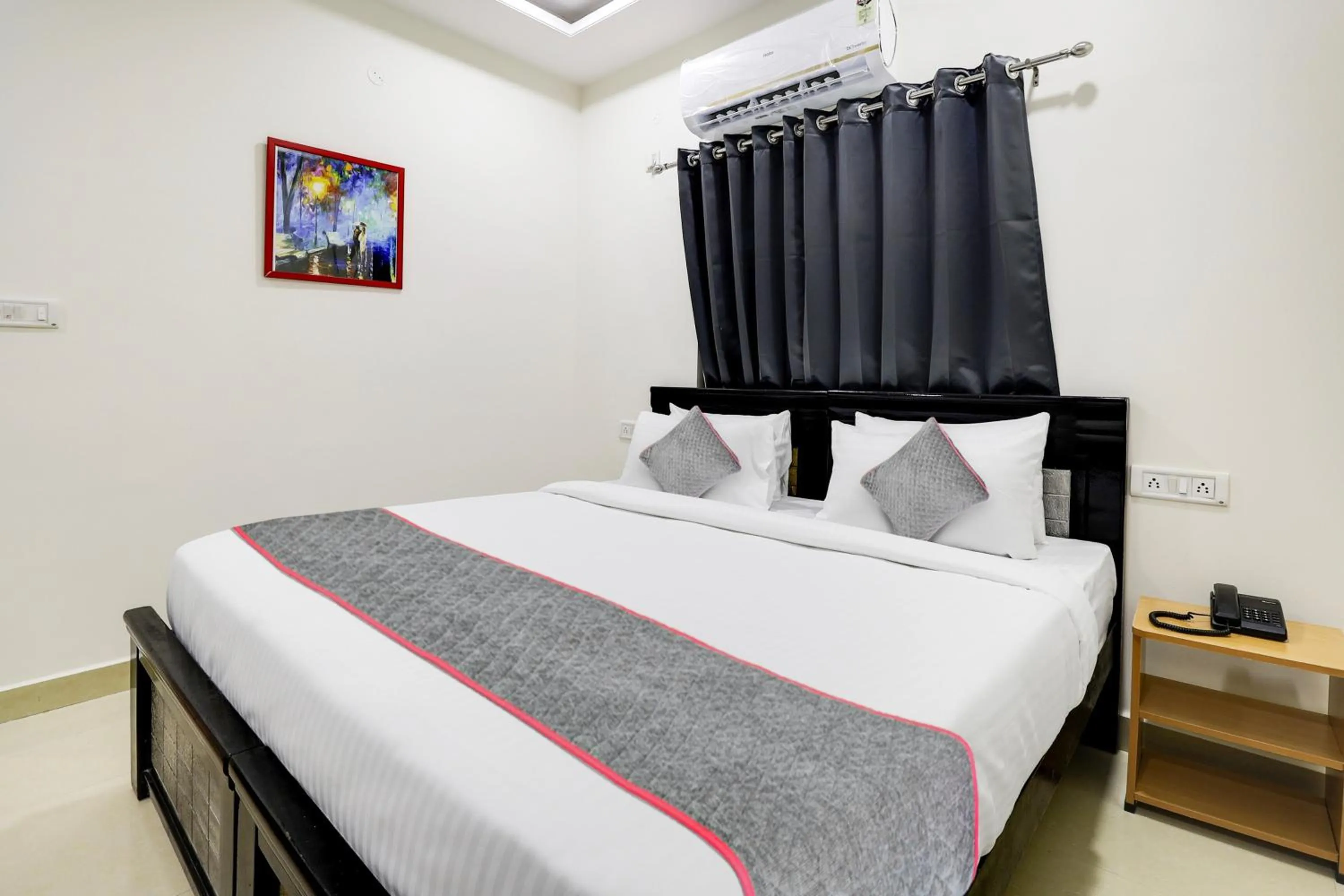 Bedroom, Bed in Townhouse De Alphabet Kukatpally Near Nexus Mall