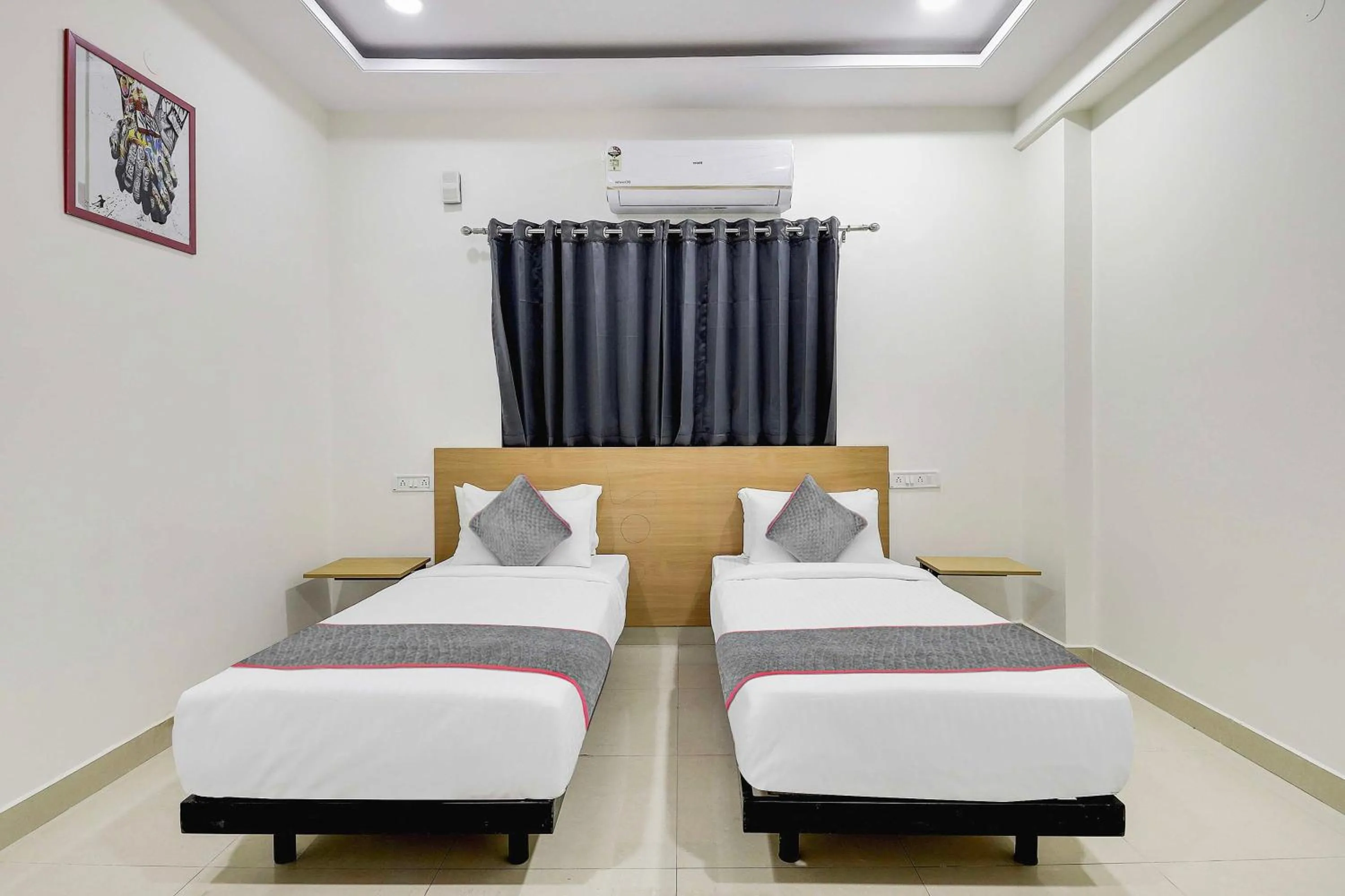 Bedroom, Bed in Townhouse De Alphabet Kukatpally Near Nexus Mall