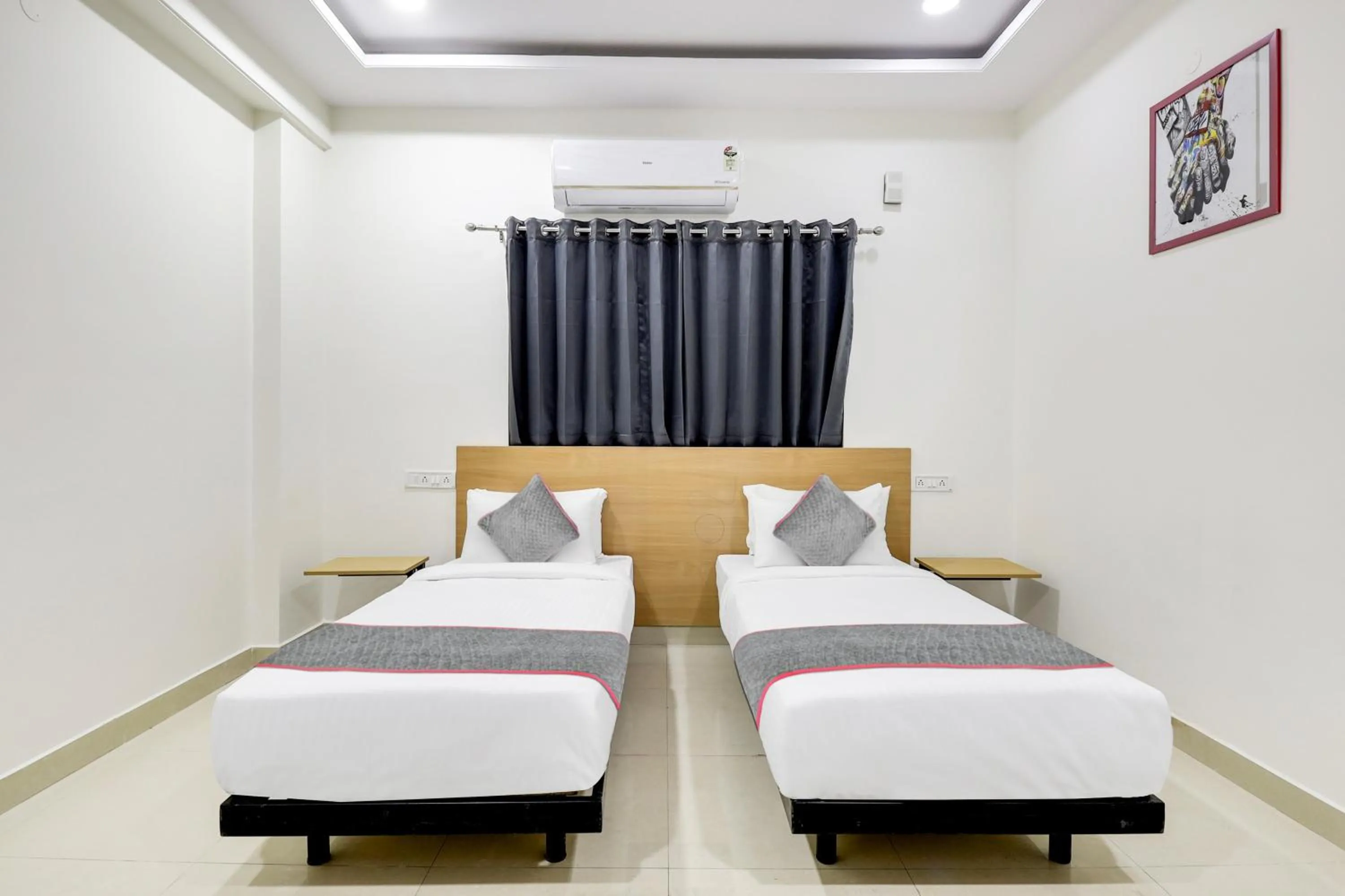 Bedroom, Bed in Townhouse De Alphabet Kukatpally Near Nexus Mall