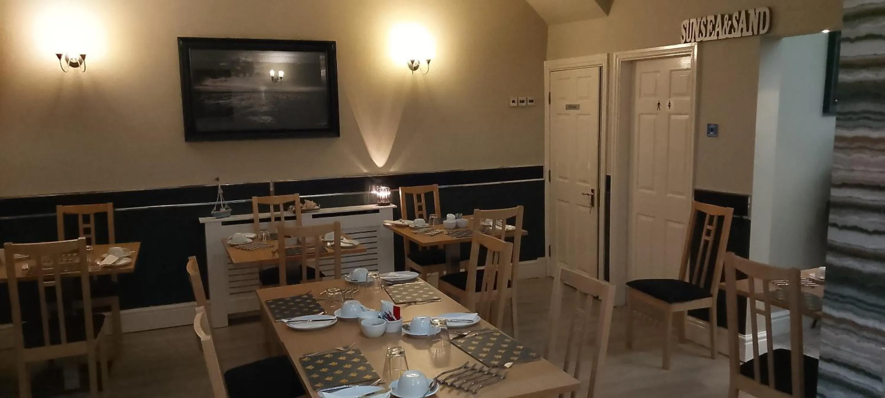 Dining area in The Norwood Hotel