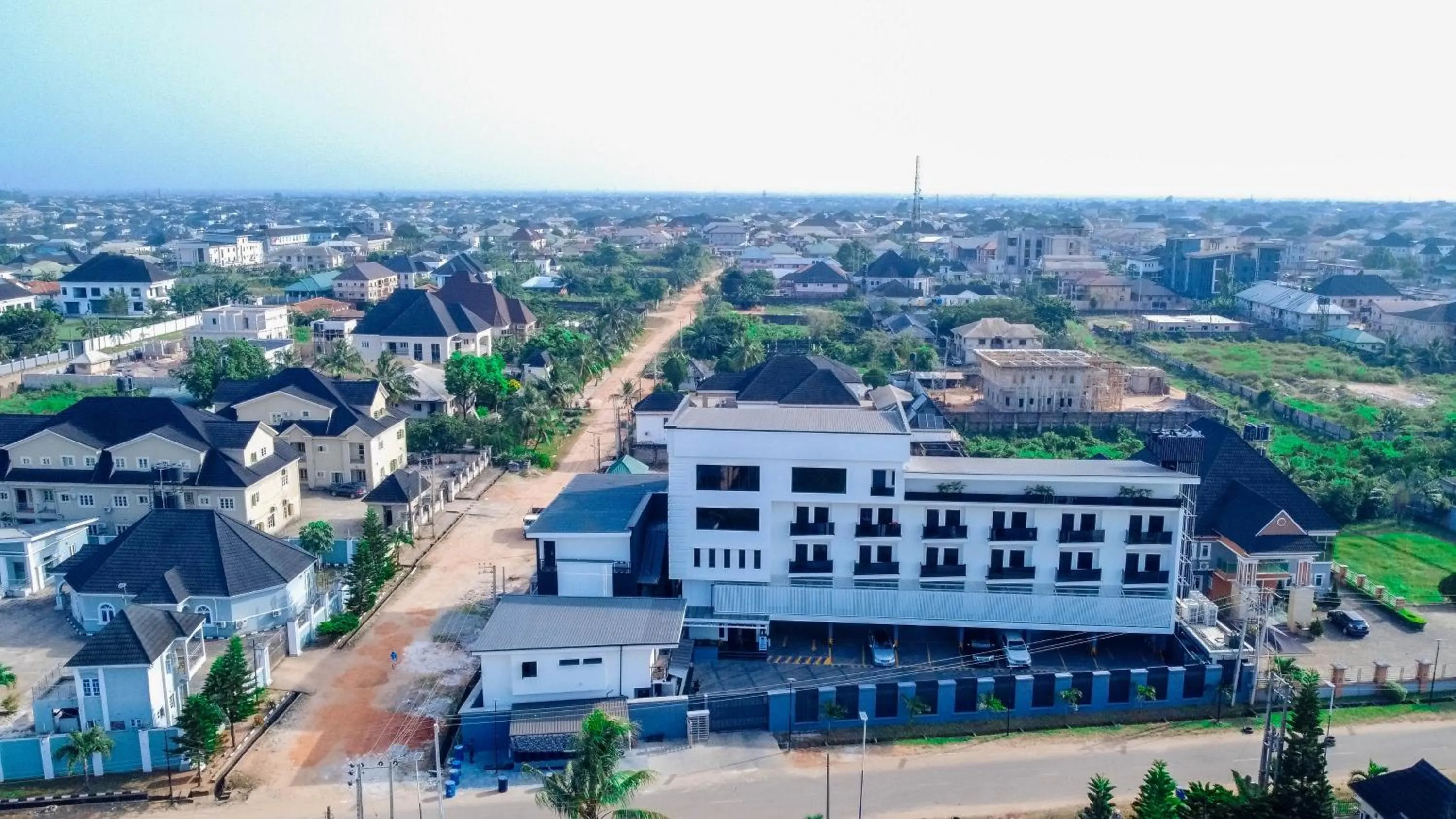 Property building in Blu Pearl Hotel & Residence