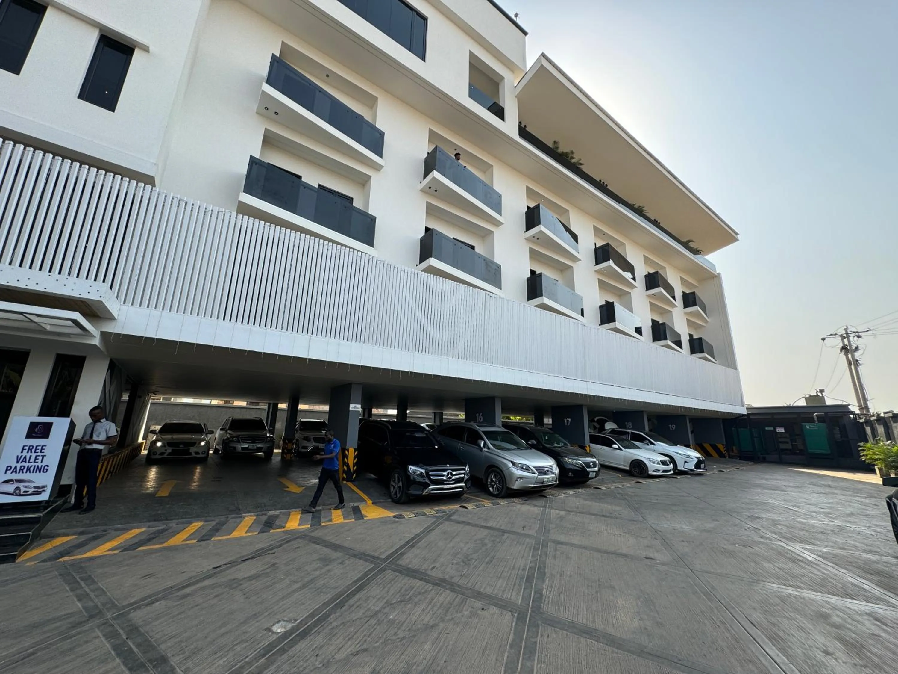 Property building in Blu Pearl Hotel & Residence