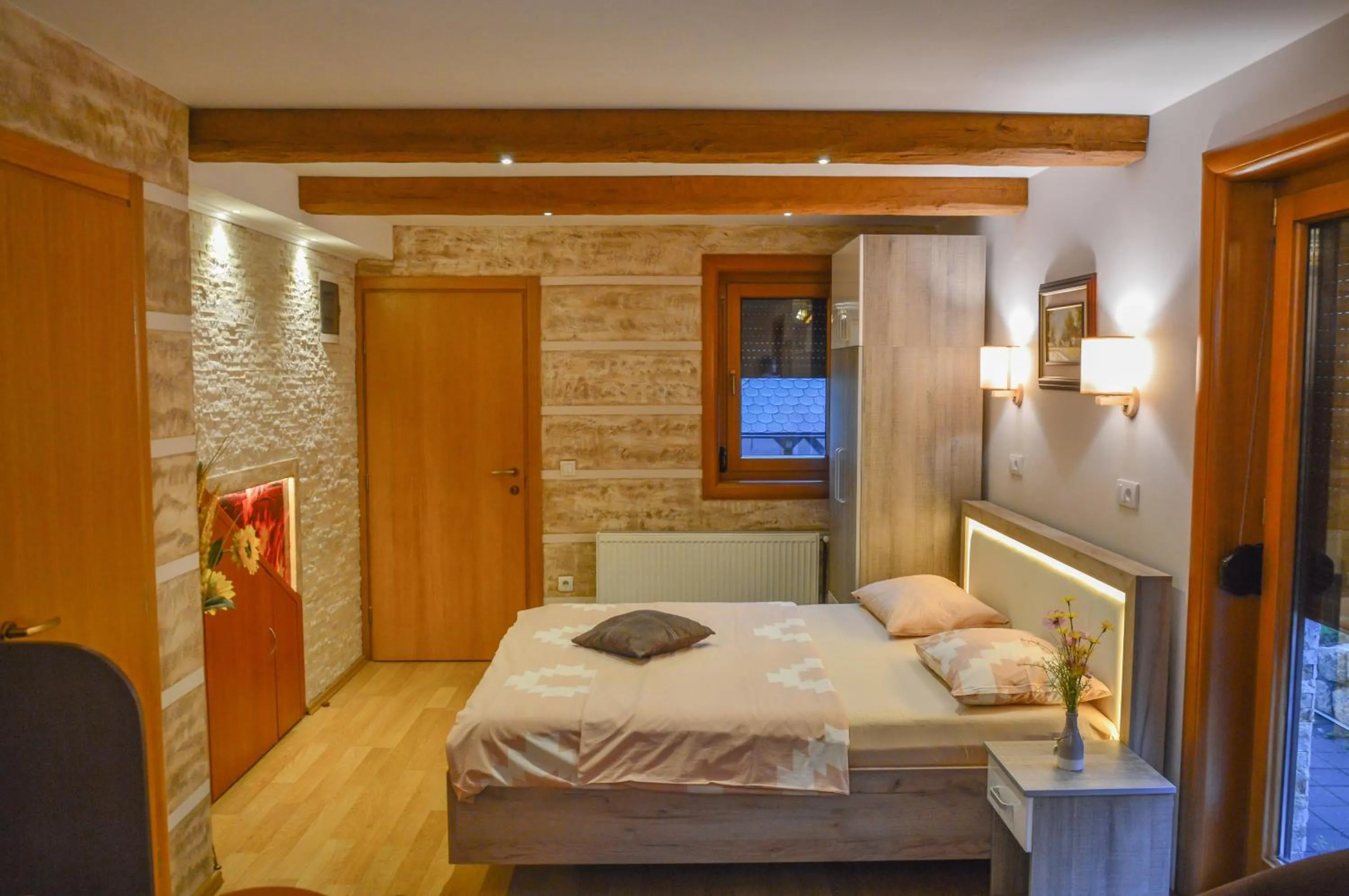 Spring, Bed in Apartments Josipovic