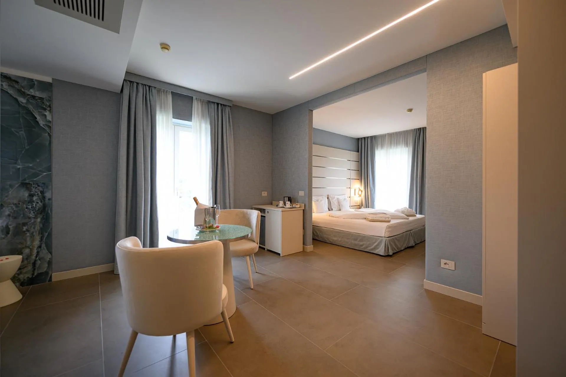 Bedroom, Bed in Villa Nicolli Romantic Spa Resort - Adults Only