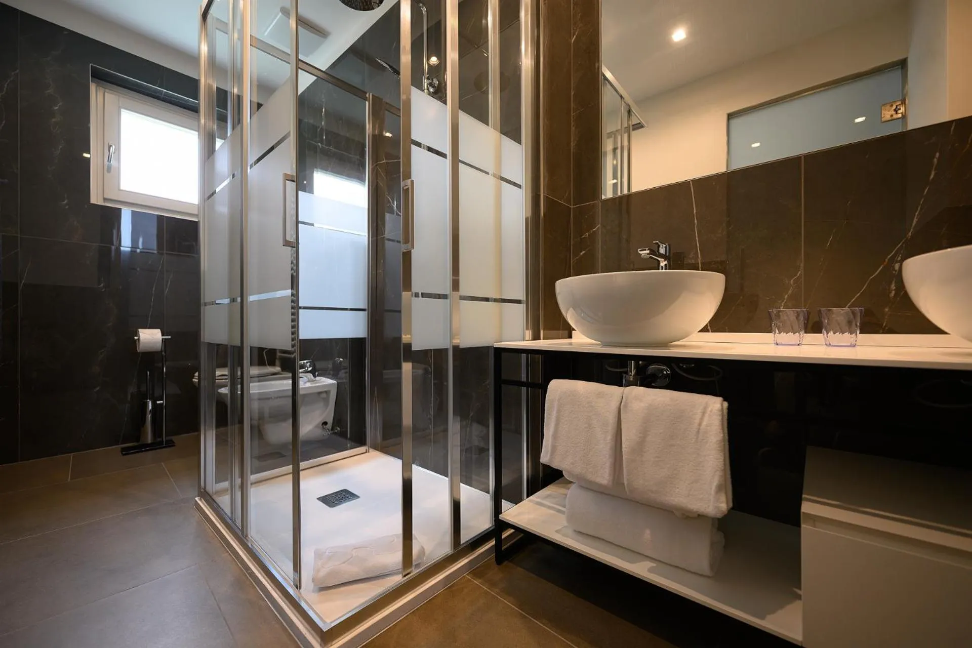 Bathroom in Villa Nicolli Romantic Spa Resort - Adults Only