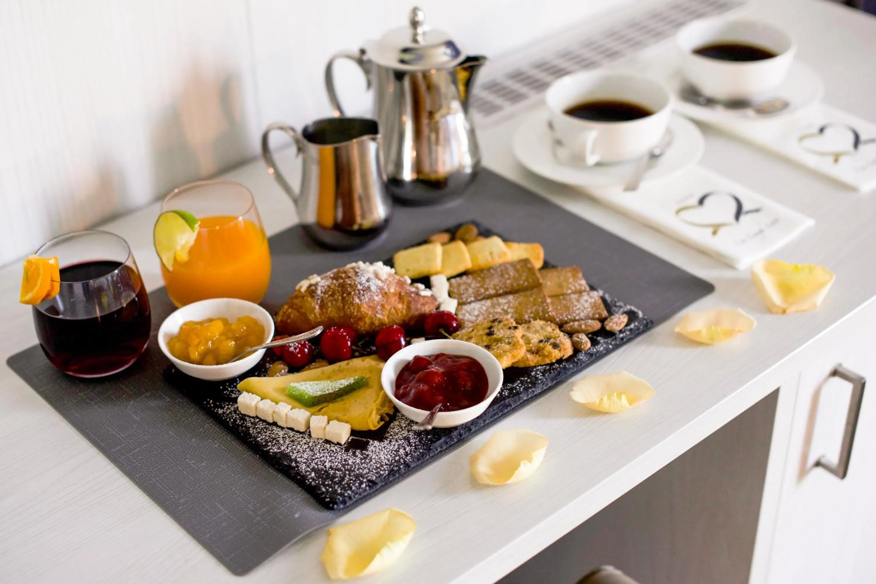 Continental breakfast in Villa Nicolli Romantic Spa Resort - Adults Only