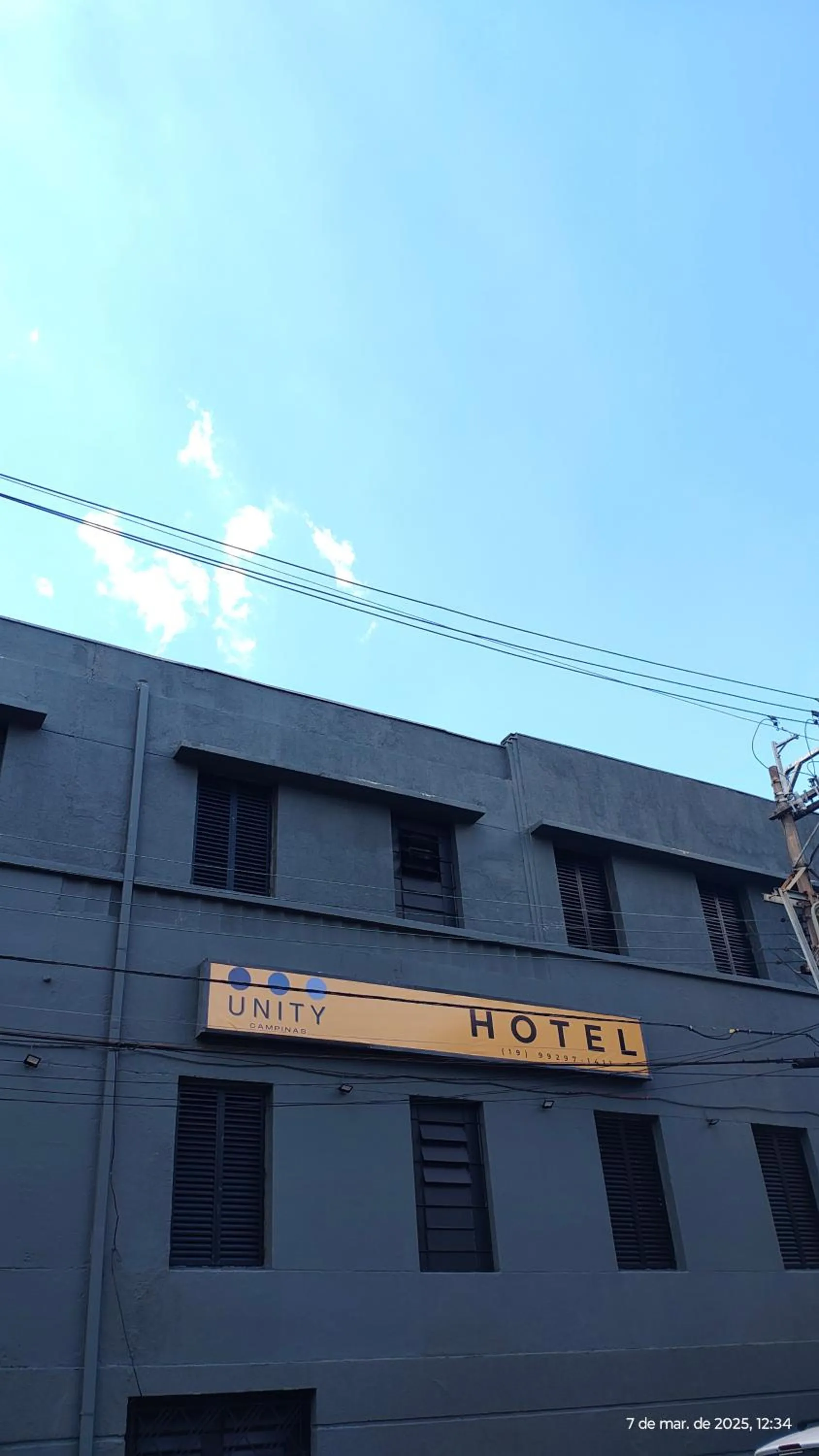 Facade/entrance in Unity Hotel - Campinas