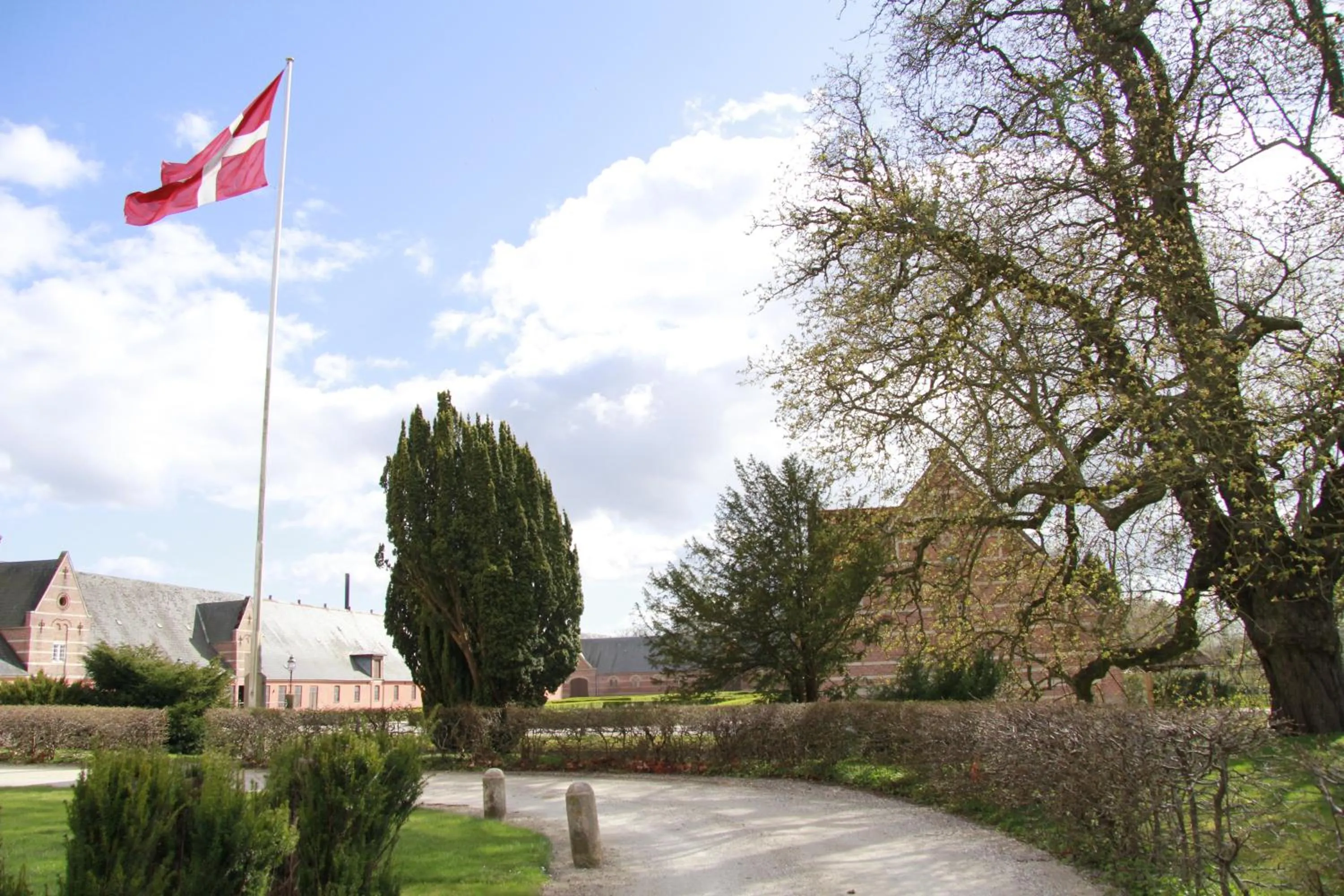 Facade/entrance in Vemmetofte Præstegård