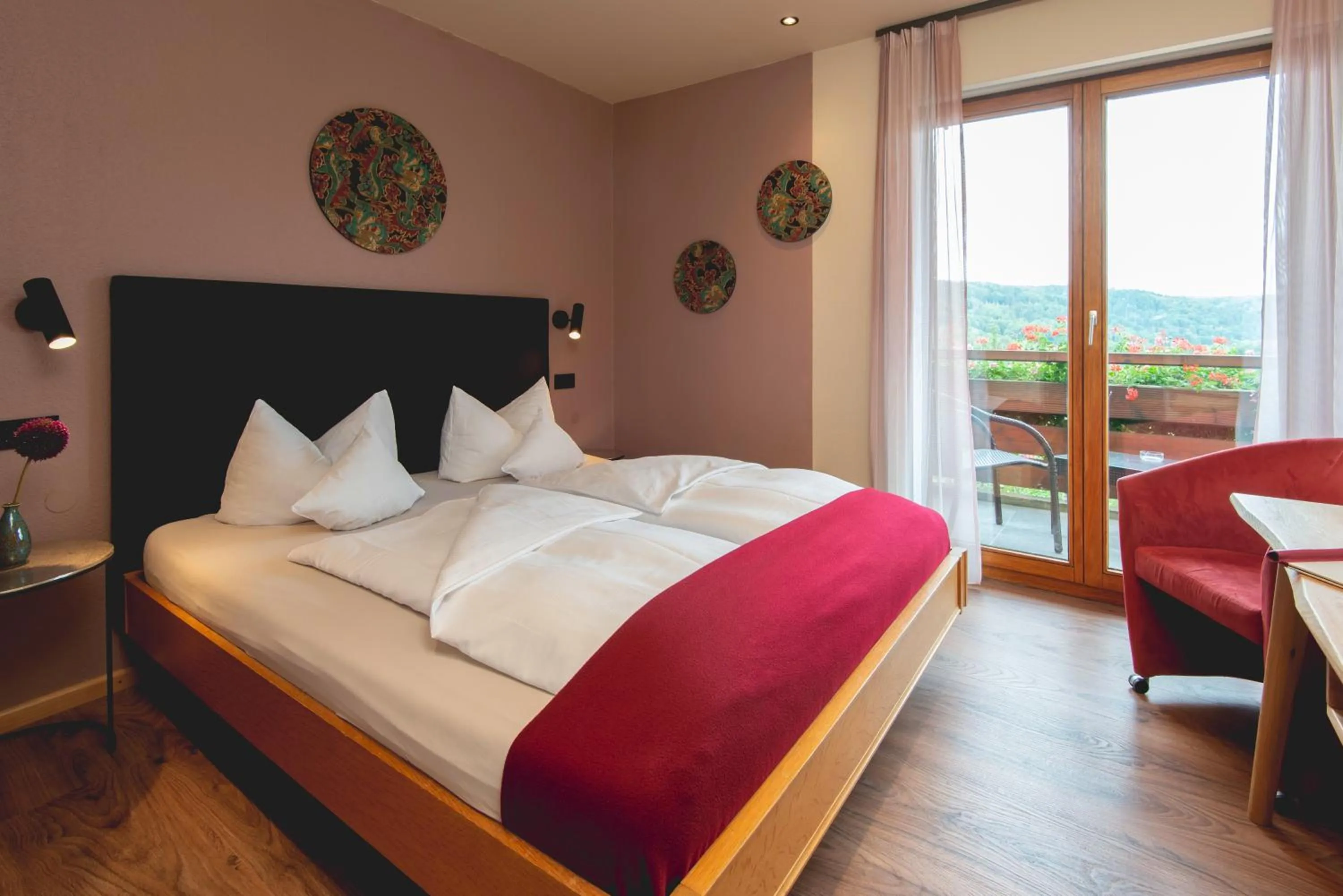 Bed in Hotel Restaurant Martha