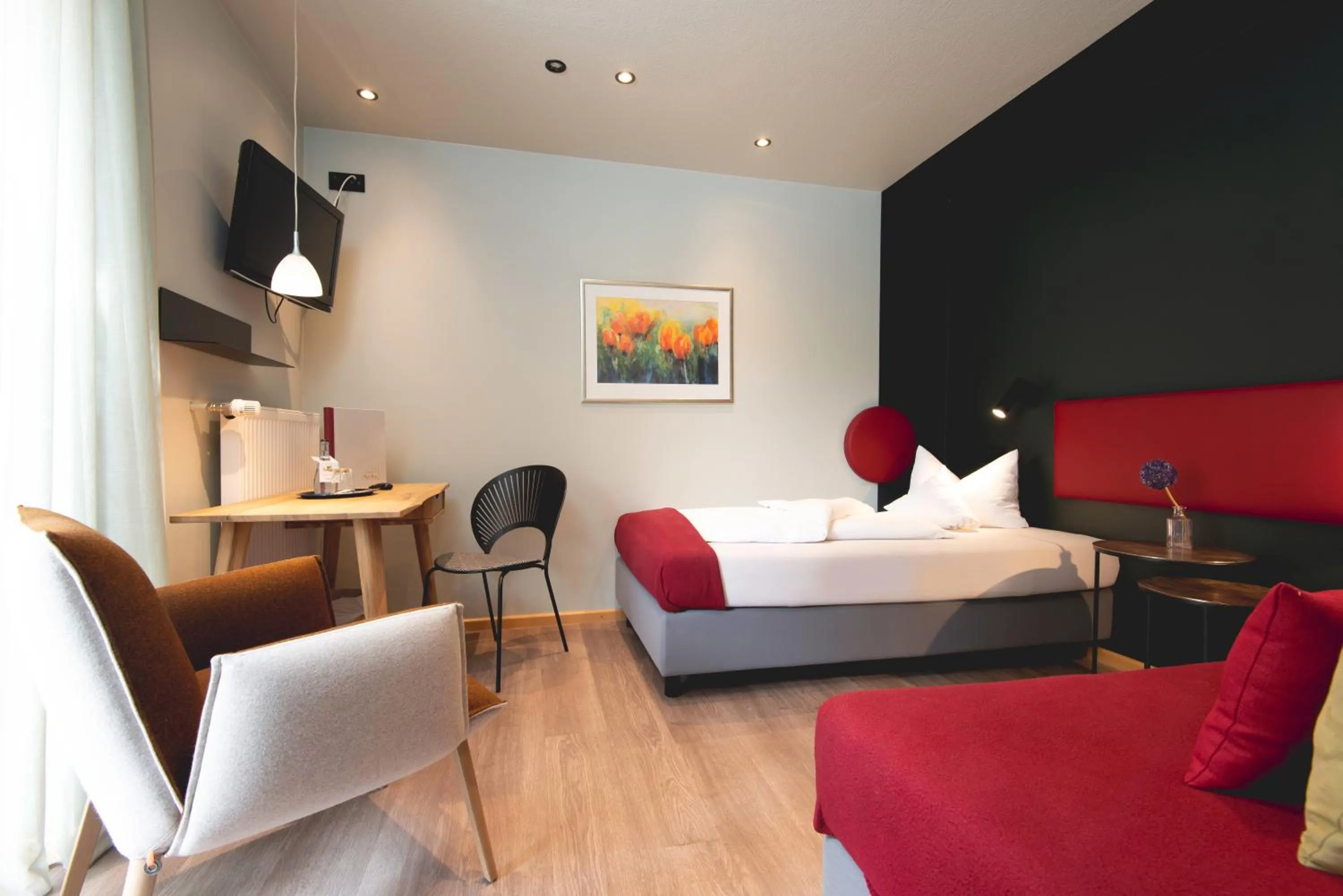 Bed in Hotel Restaurant Martha