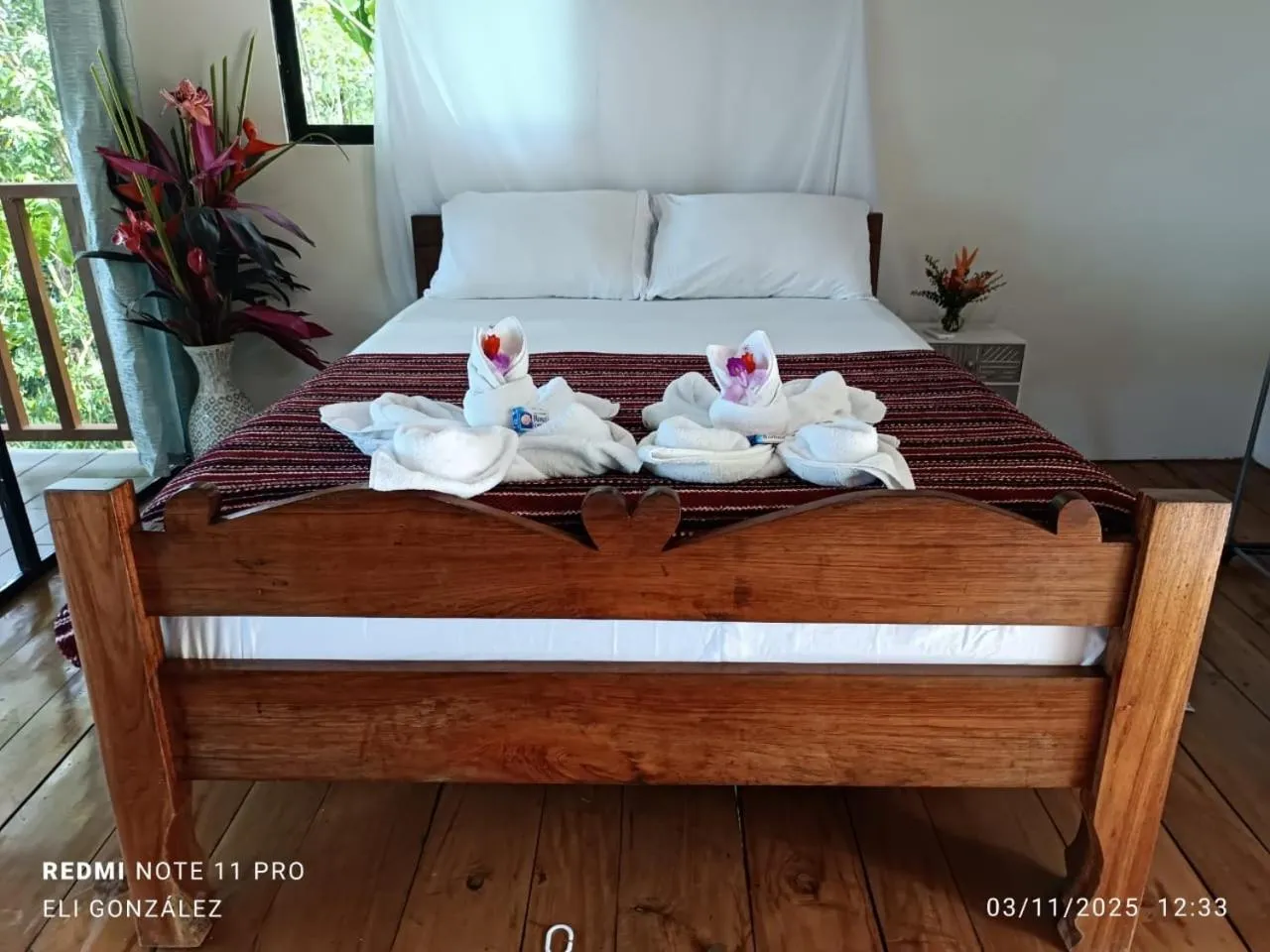 Bed in Casa Horizontes Corcovado