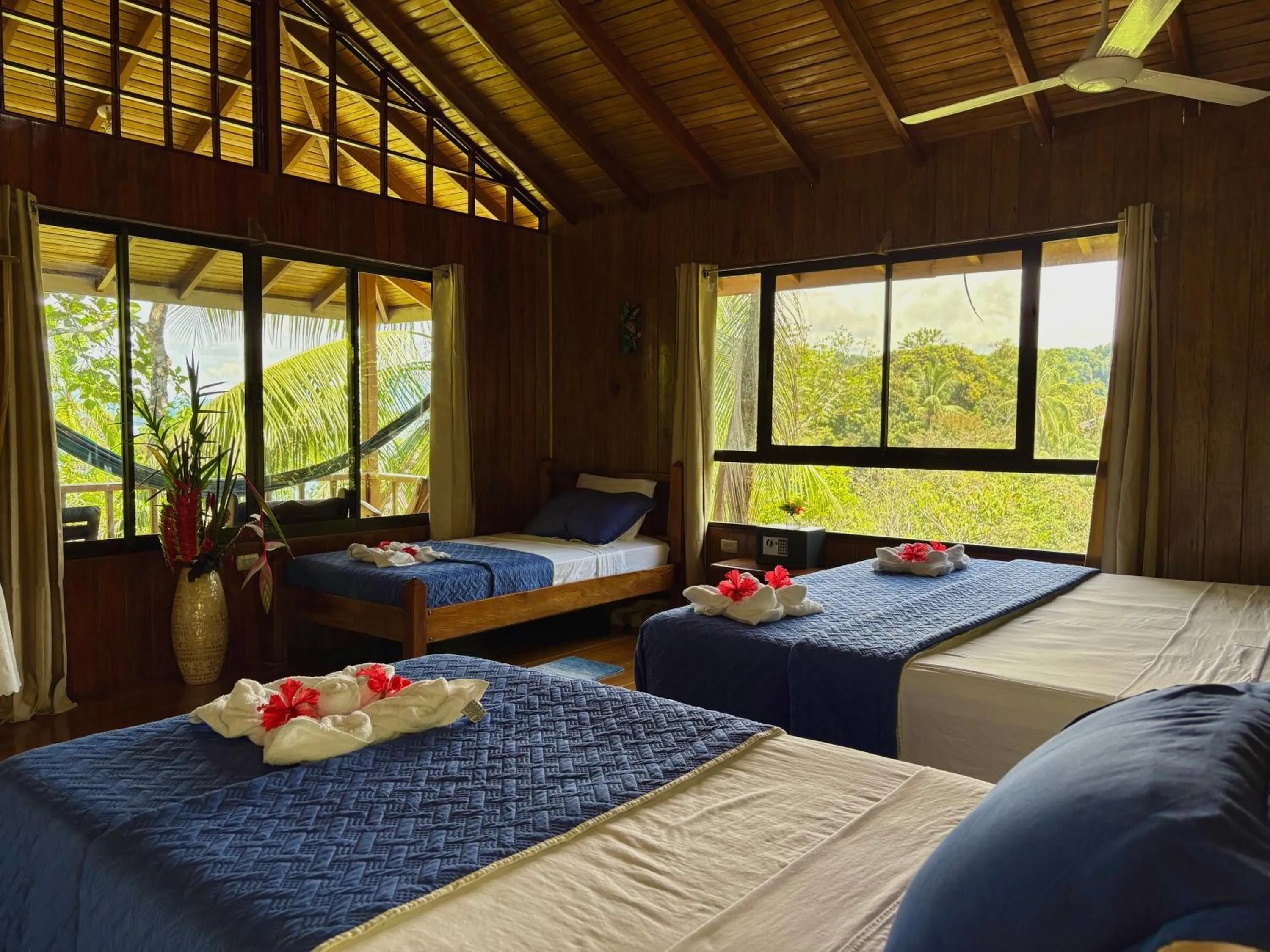 Bed in Casa Horizontes Corcovado