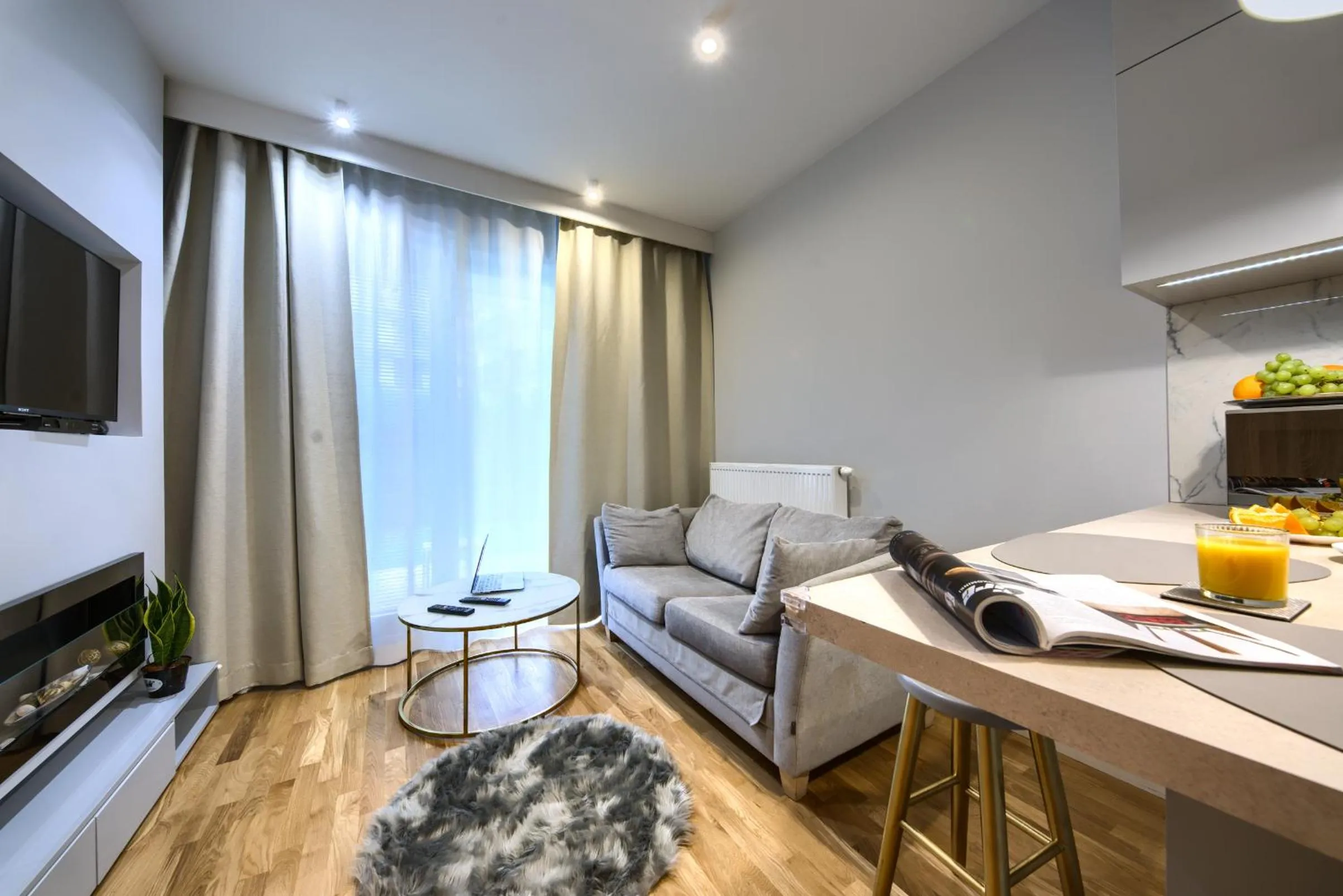 Living room in KaZou Residence