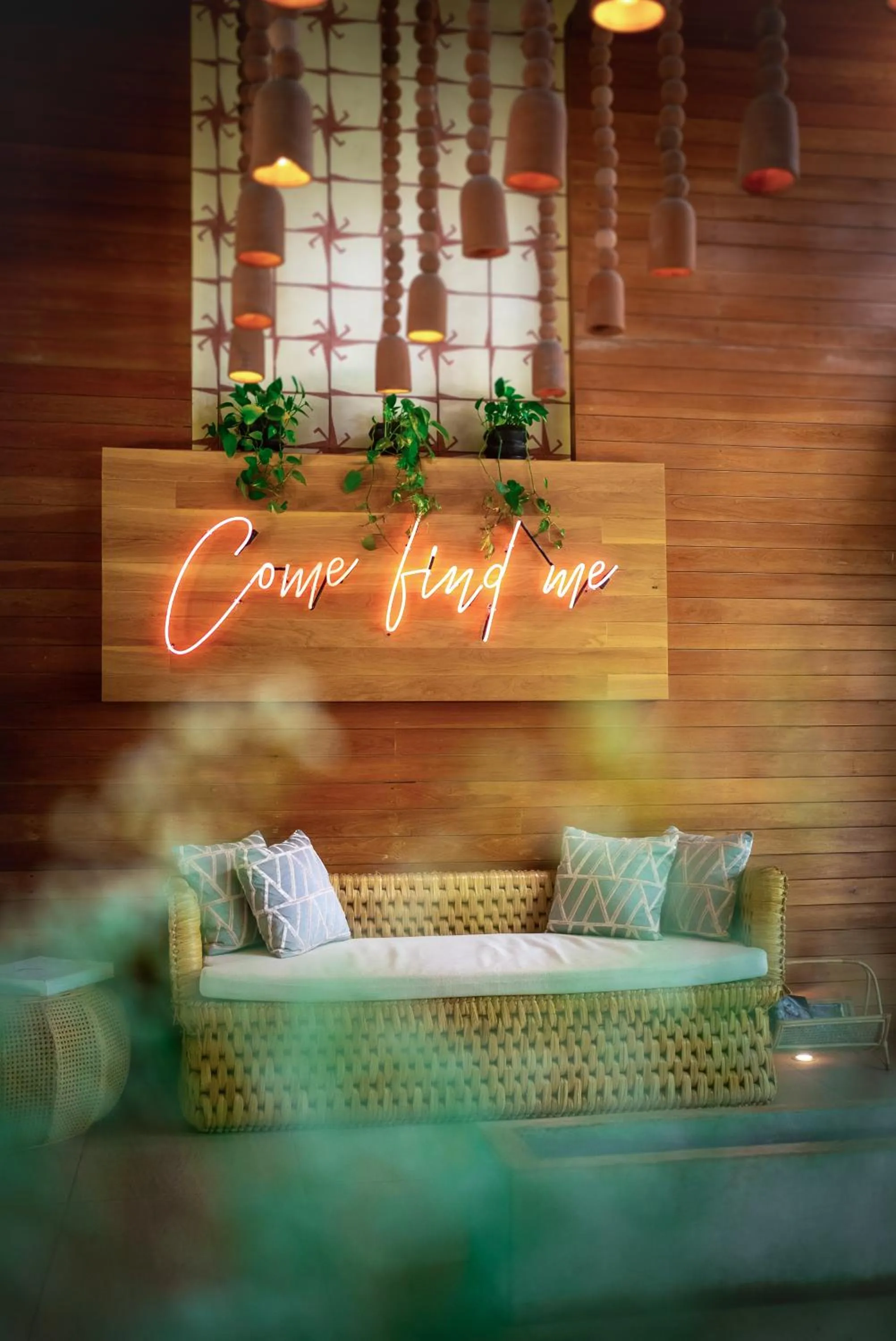 Living room in Mi Amor Tulum, a Small Luxury Hotel