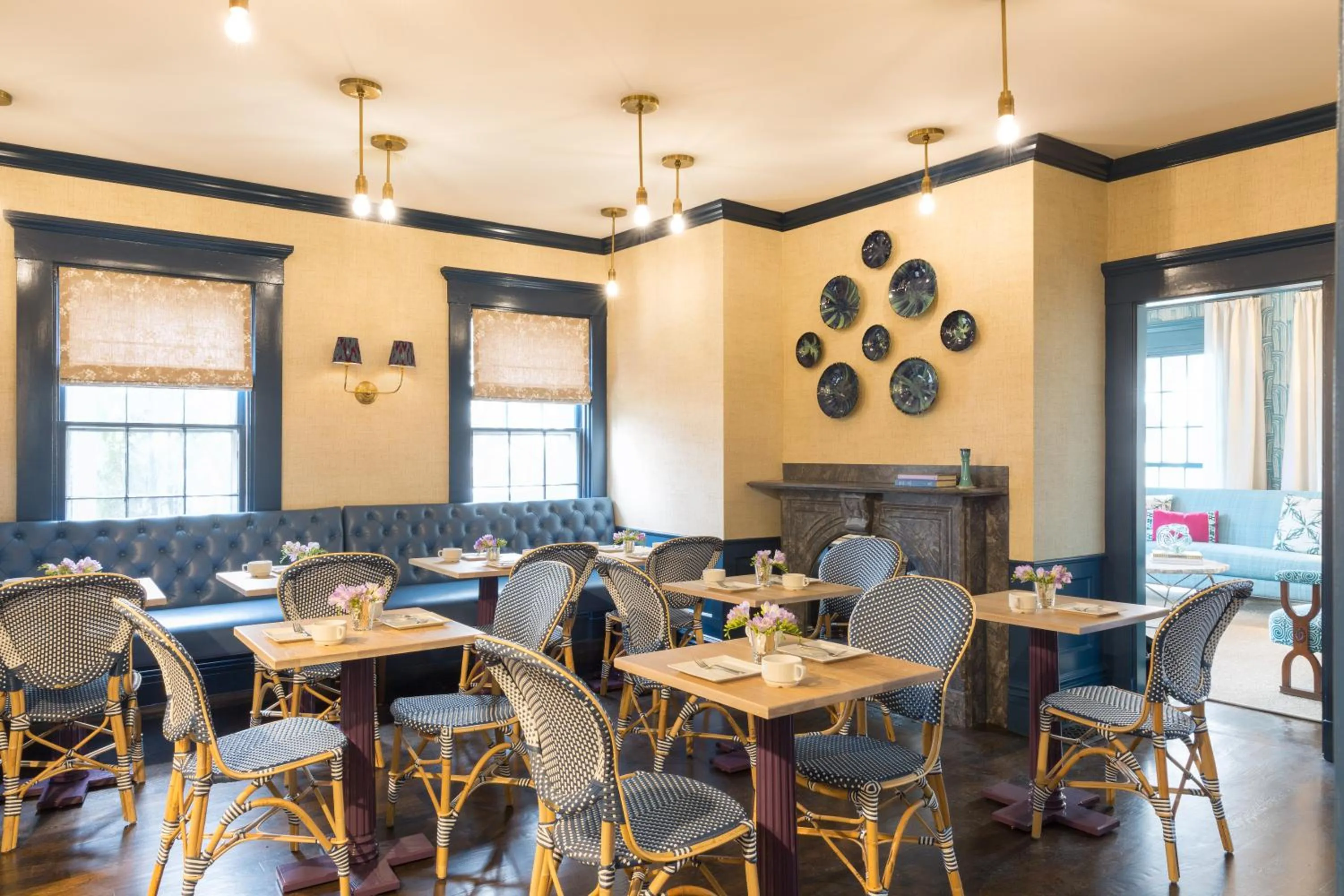 Seating area in The Christopher, The Edgartown Collection