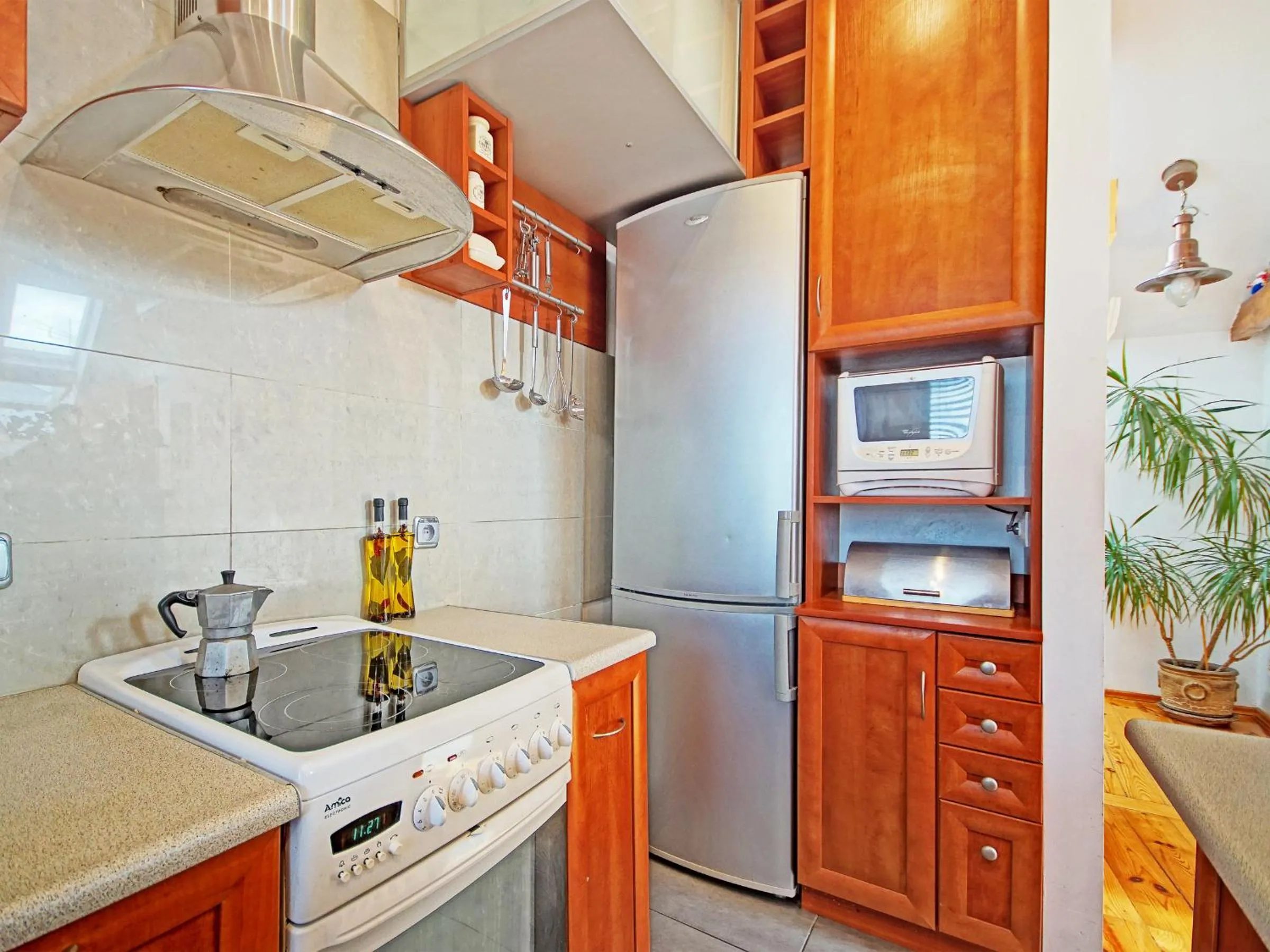 Kitchen or kitchenette in Sopot Apartment SA