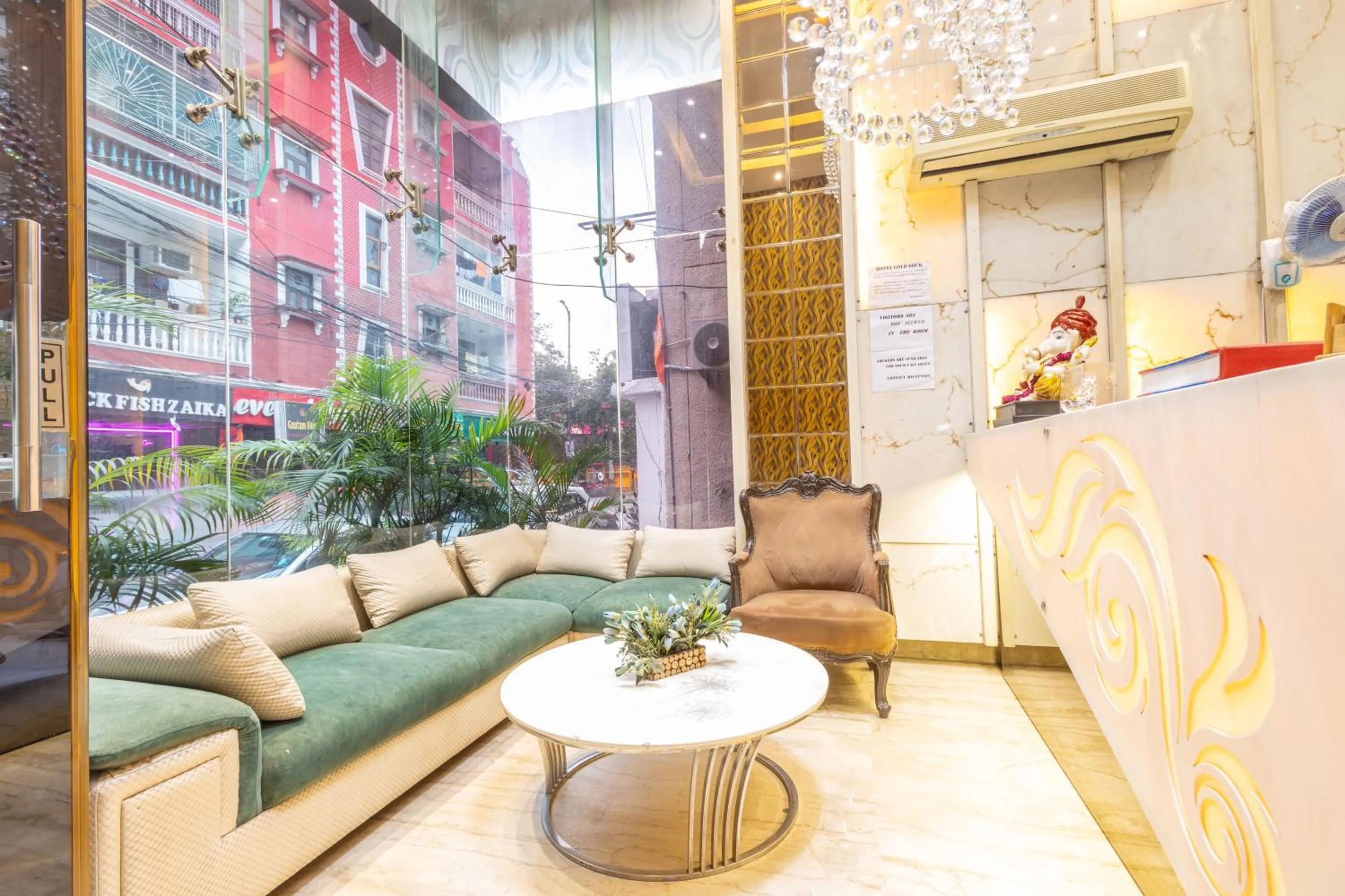 Lobby or reception in Hotel Gold Souk - Karol Bagh