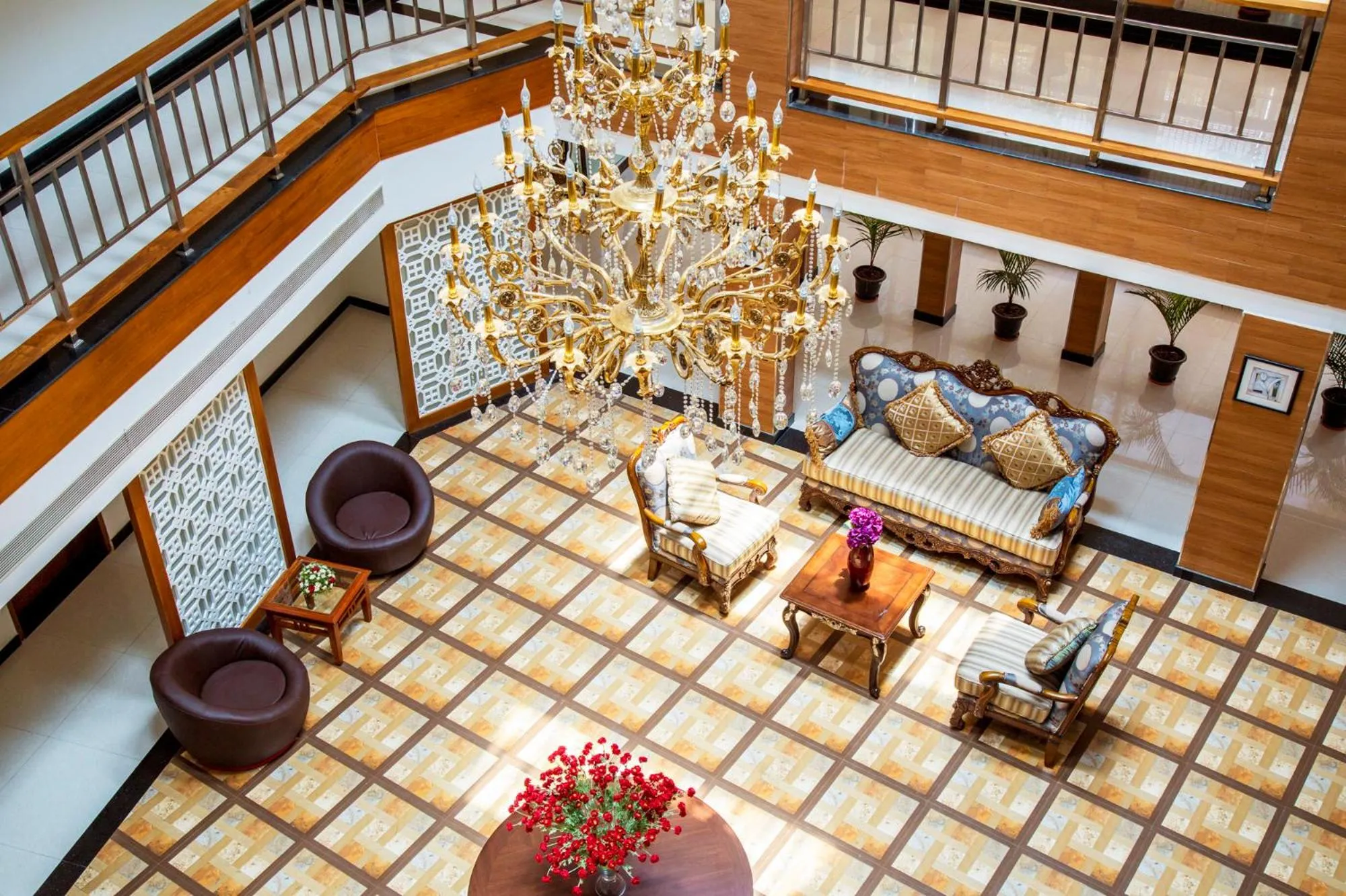 Lobby or reception in Hill Palace Hotel & Spa