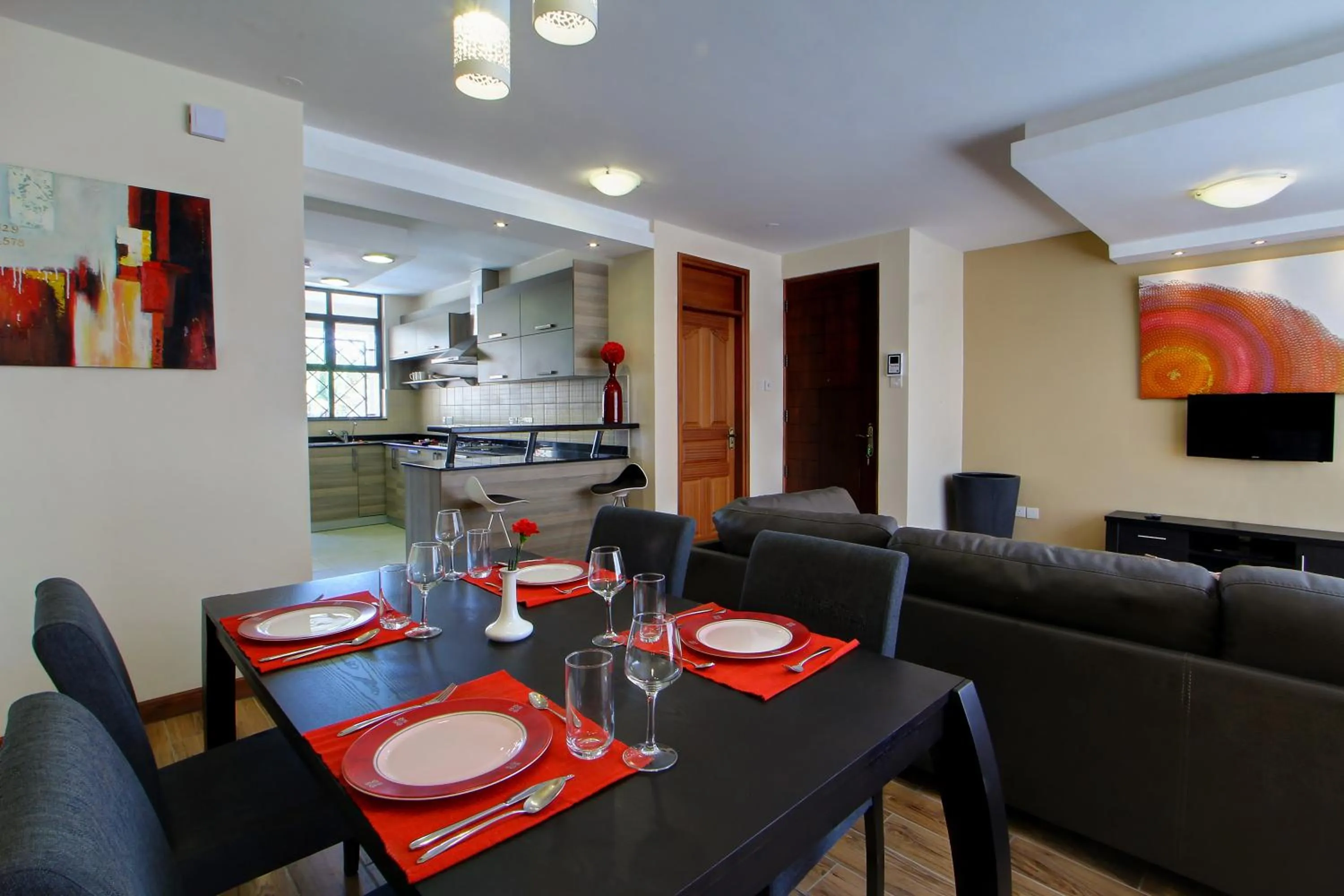 Living room in Fedha Residences by Trianum