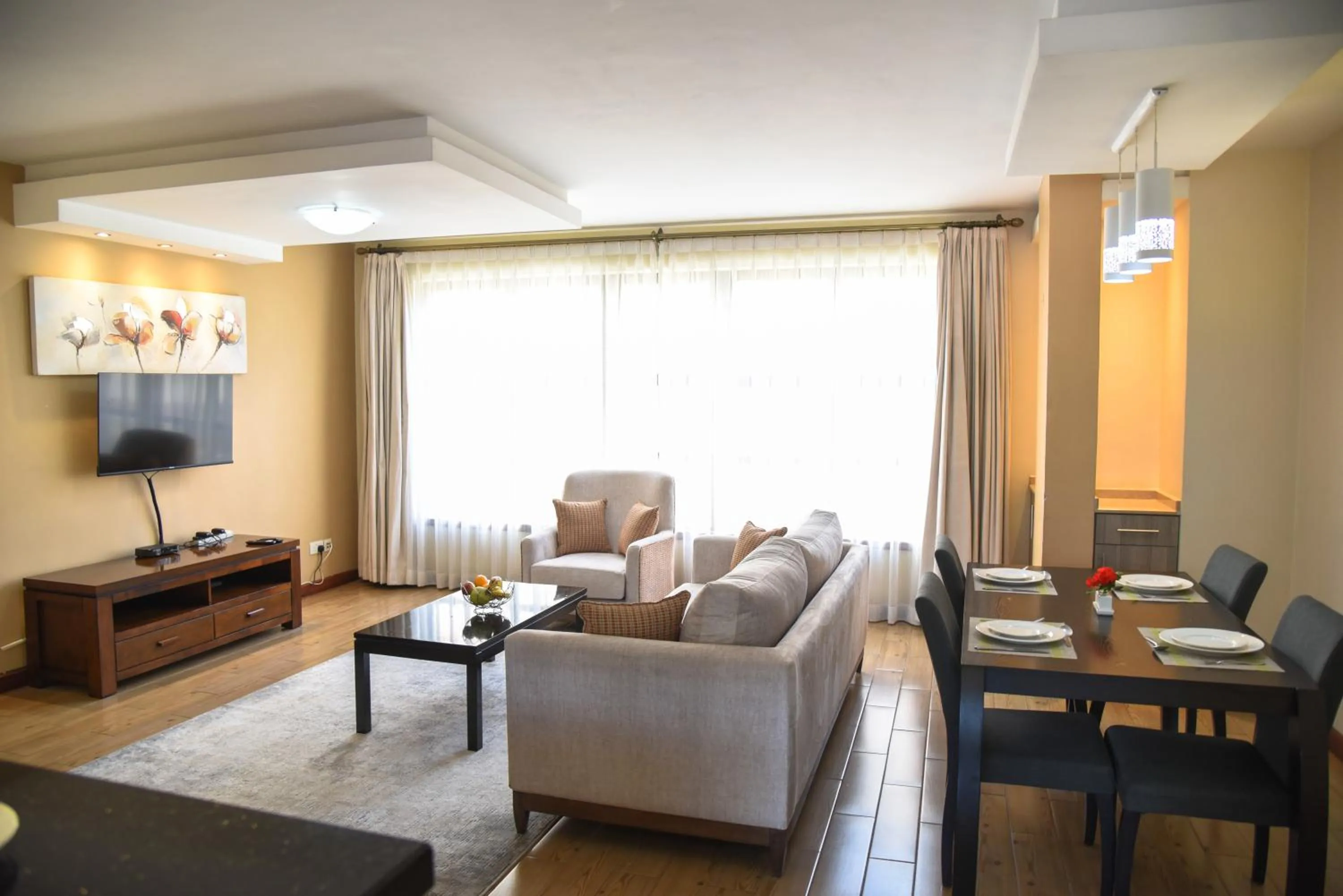 Living room in Fedha Residences by Trianum