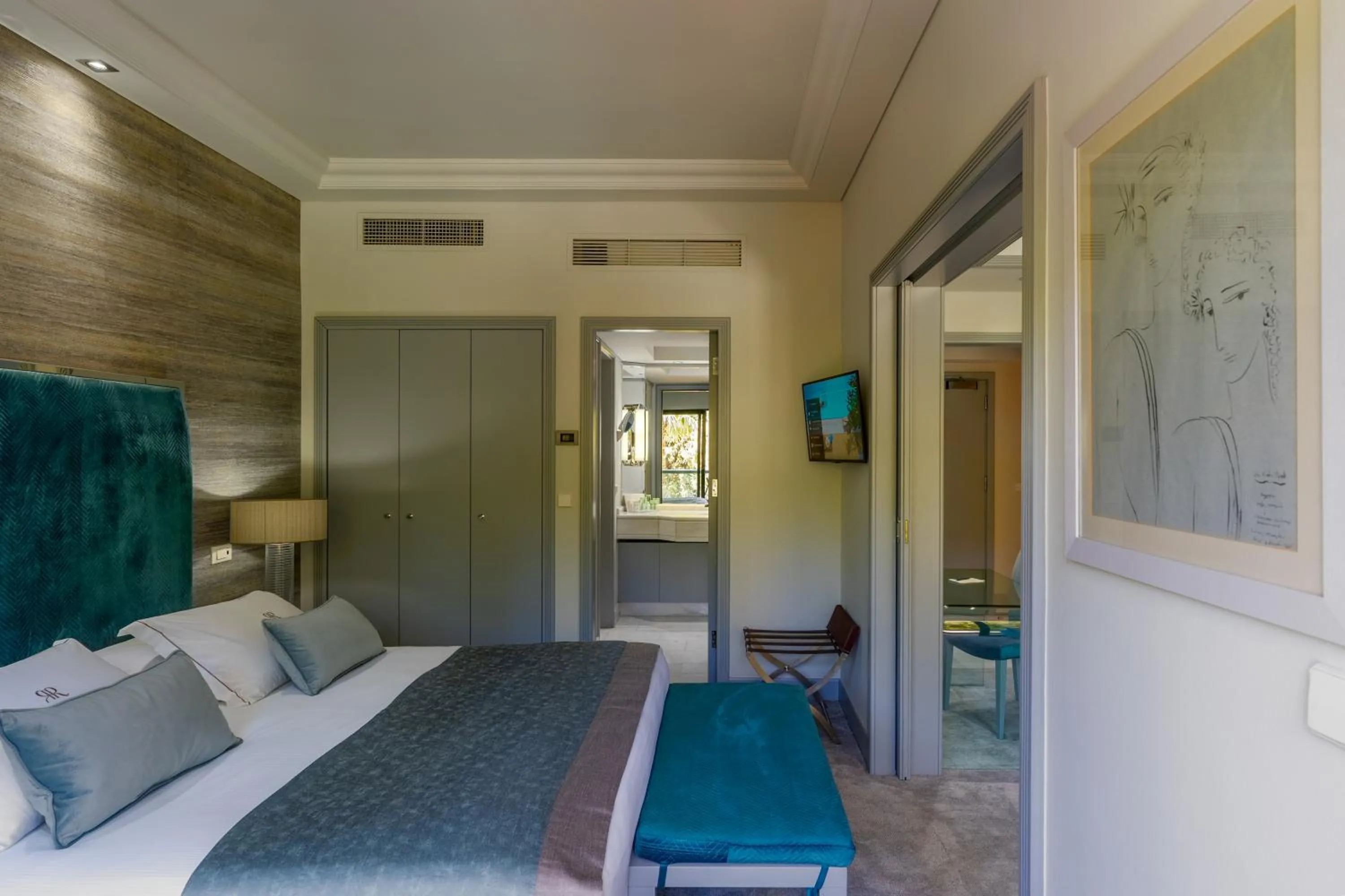 Bedroom, Bed in Rodos Park