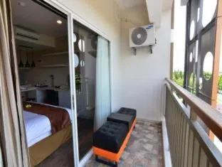 Balcony/Terrace, Bed in Student Park Hotel