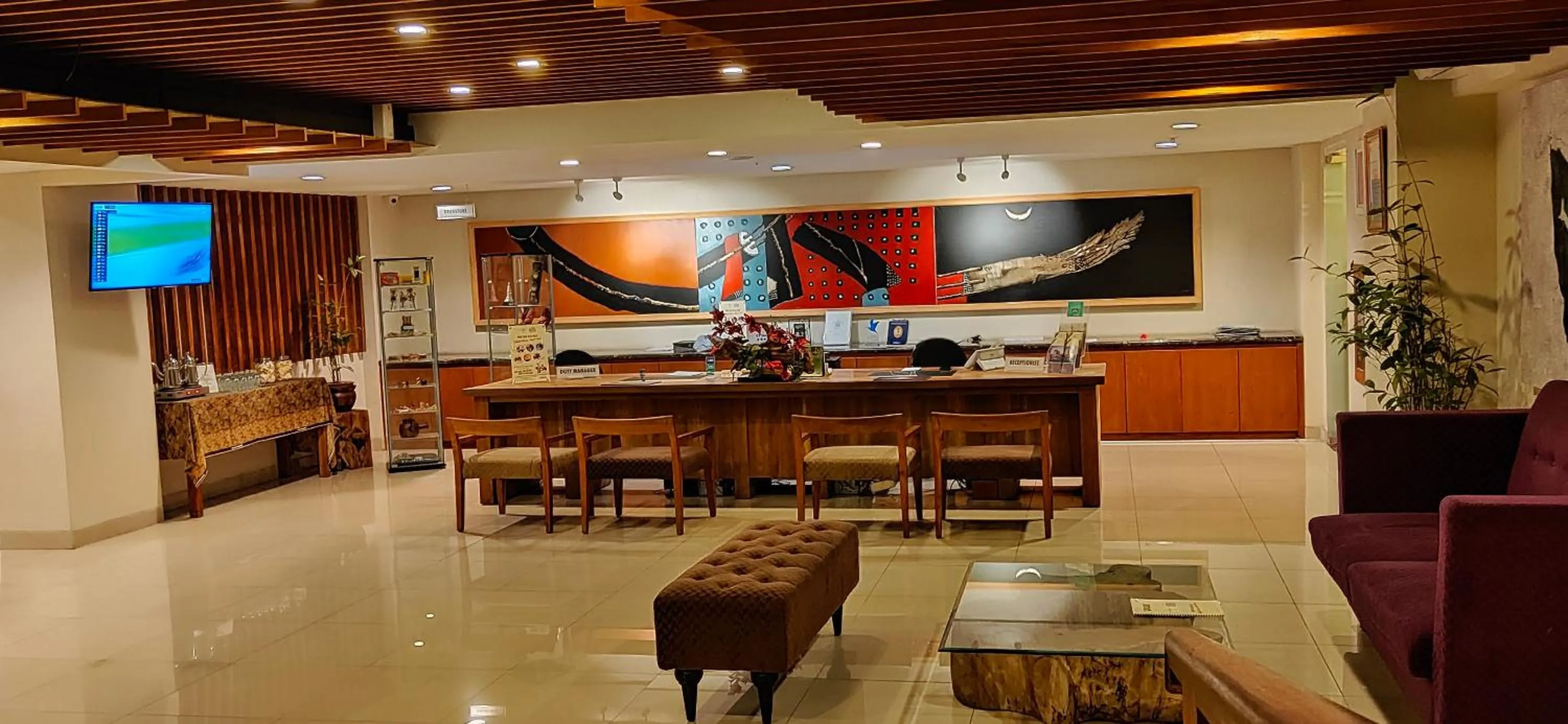 Lobby or reception in Student Park Hotel