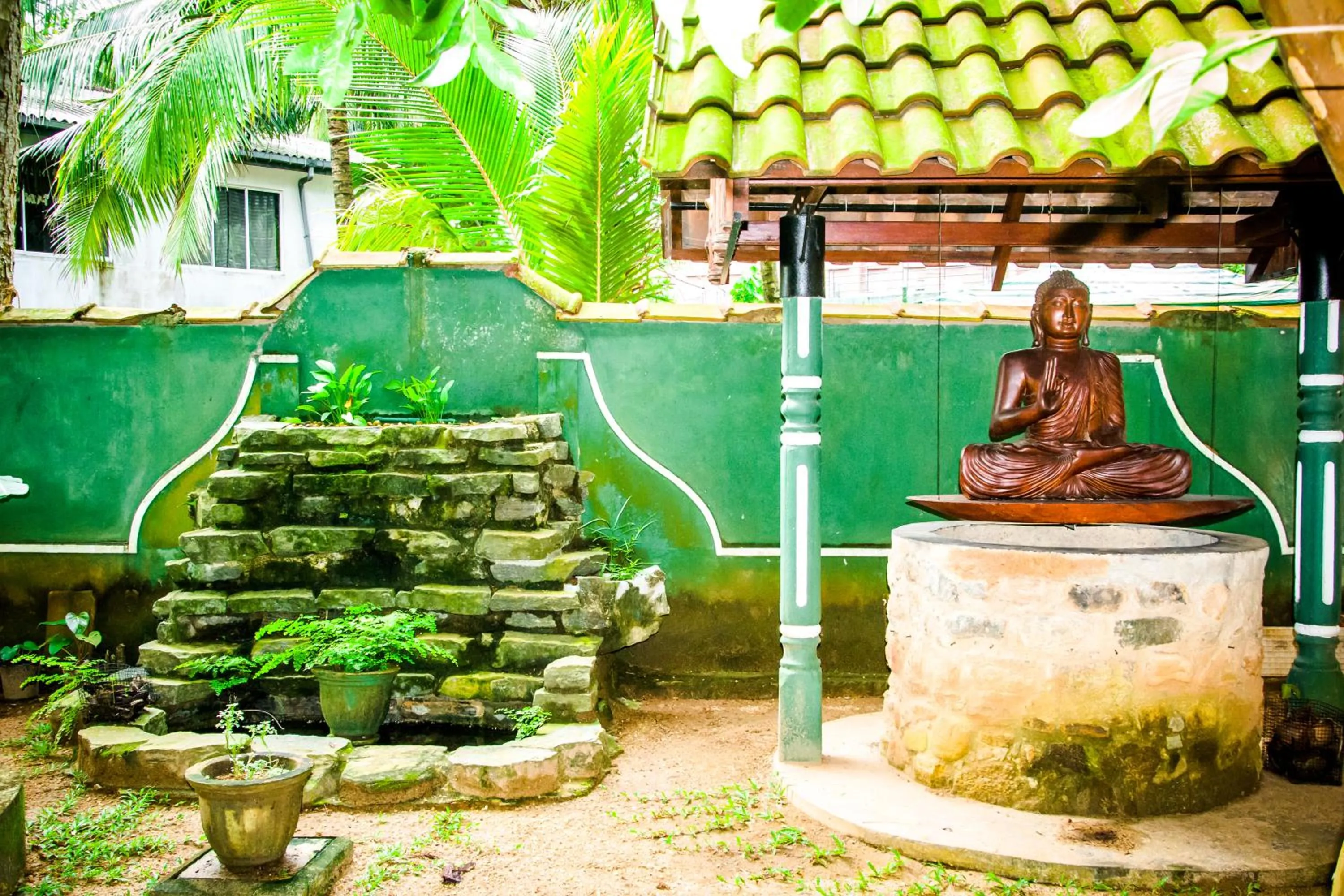 Garden view in No Name Rest