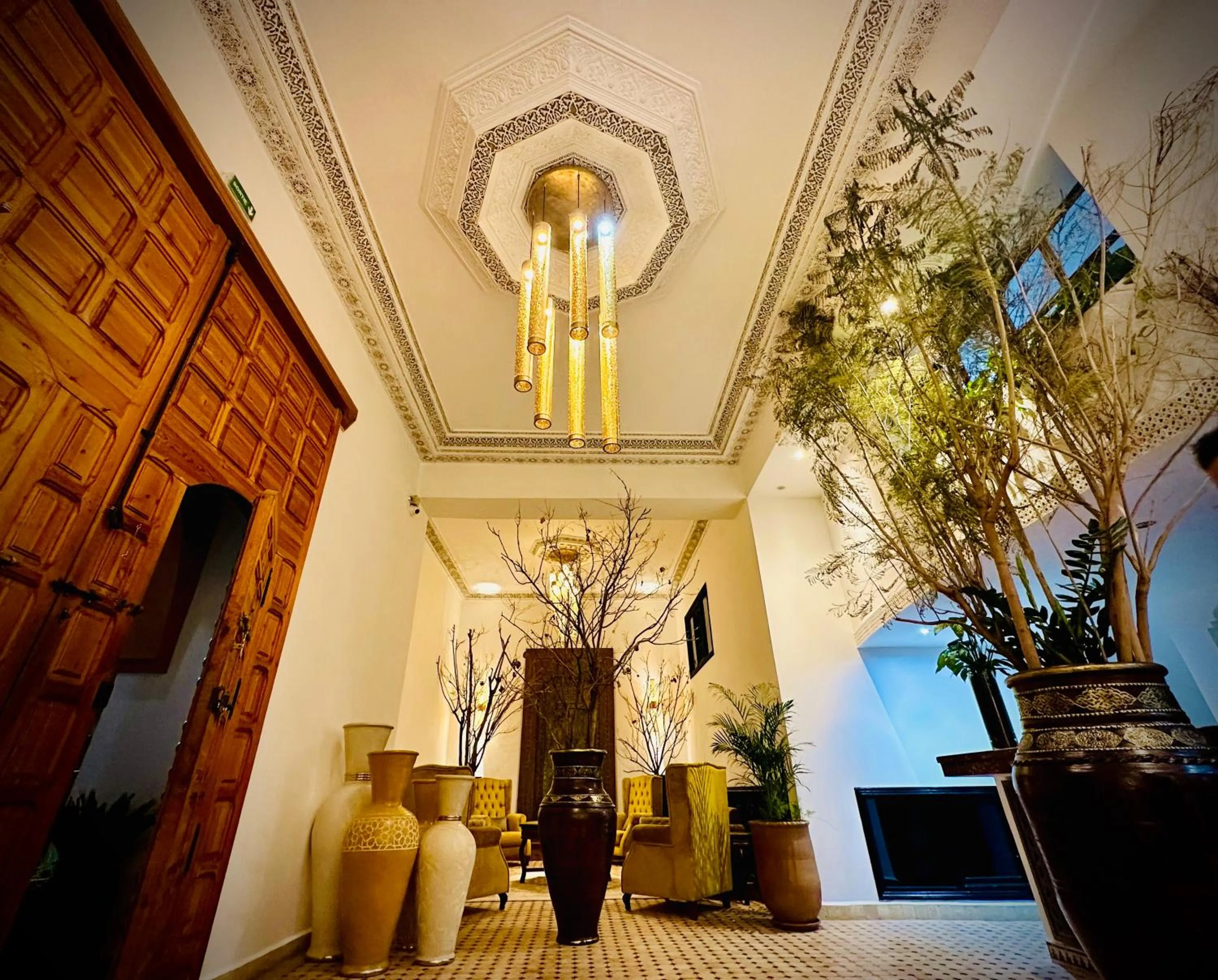 Lobby or reception in Riad Soir De Marrakech