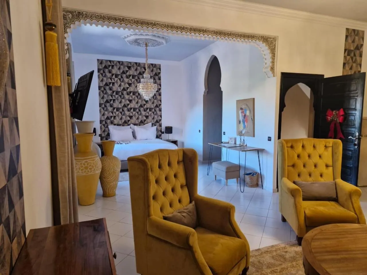 Living room in Riad Soir De Marrakech
