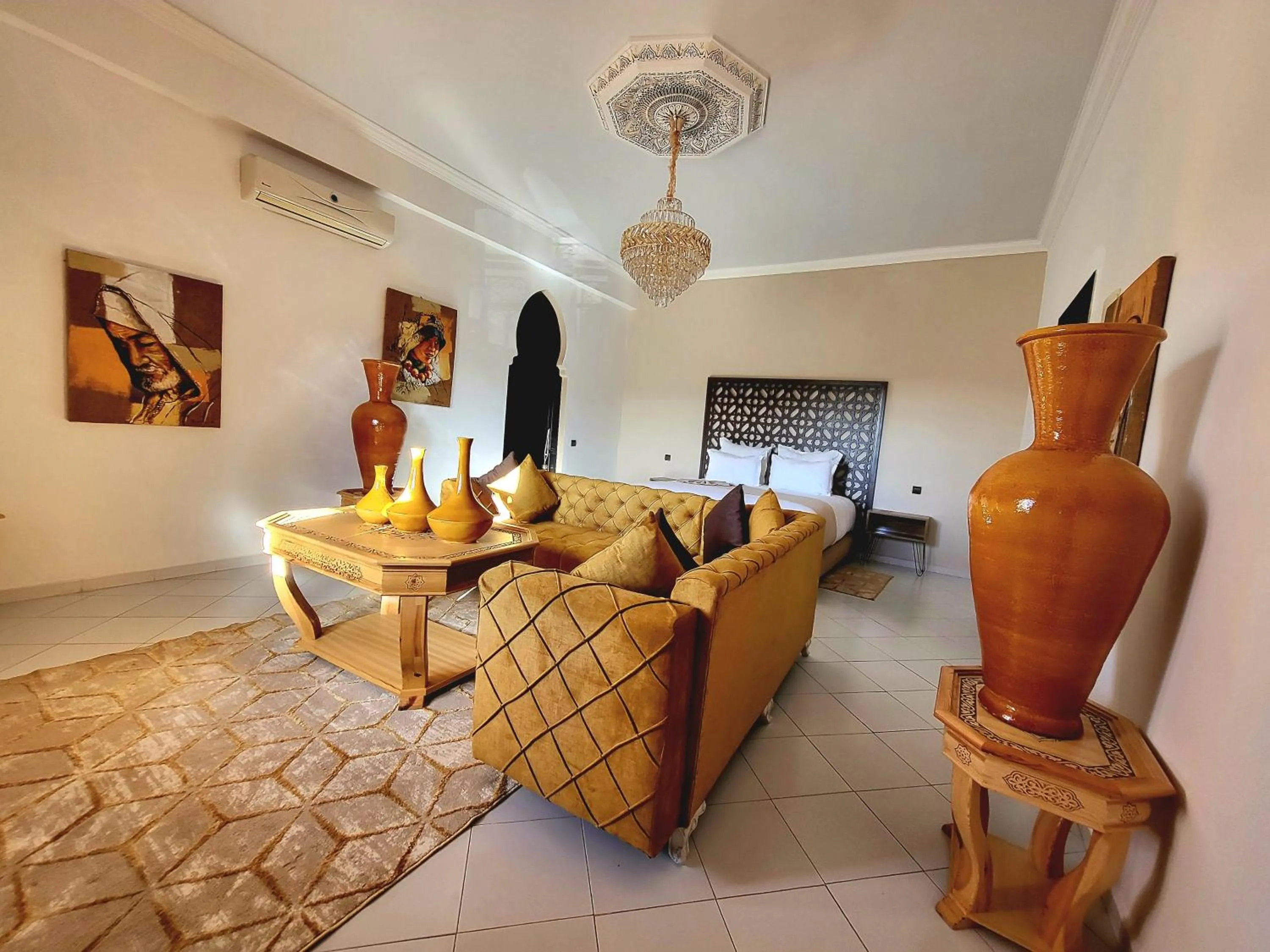 Seating area in Riad Soir De Marrakech