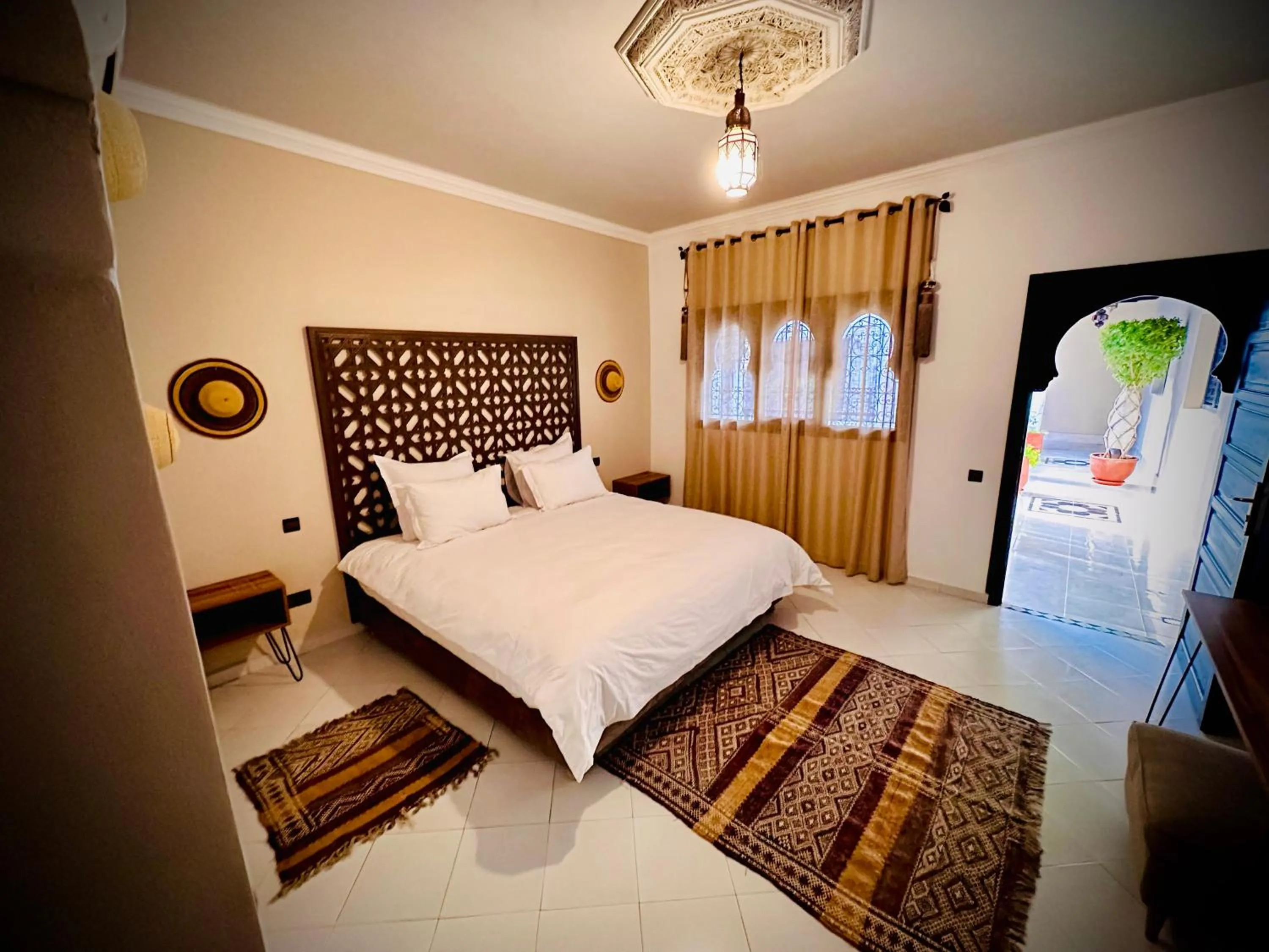 Bedroom in Riad Soir De Marrakech