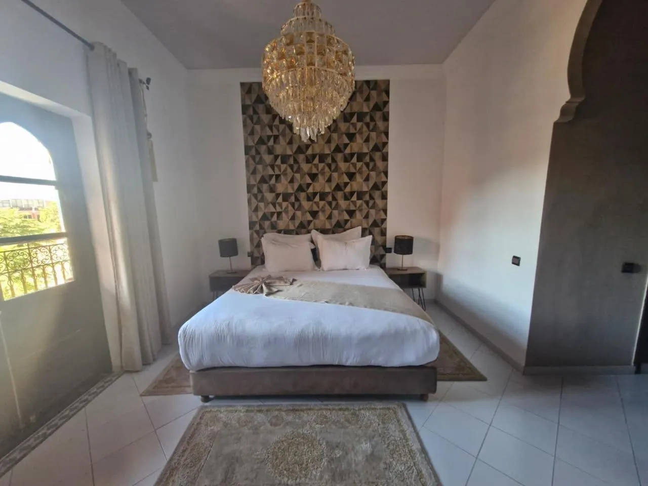 Bed in Riad Soir De Marrakech