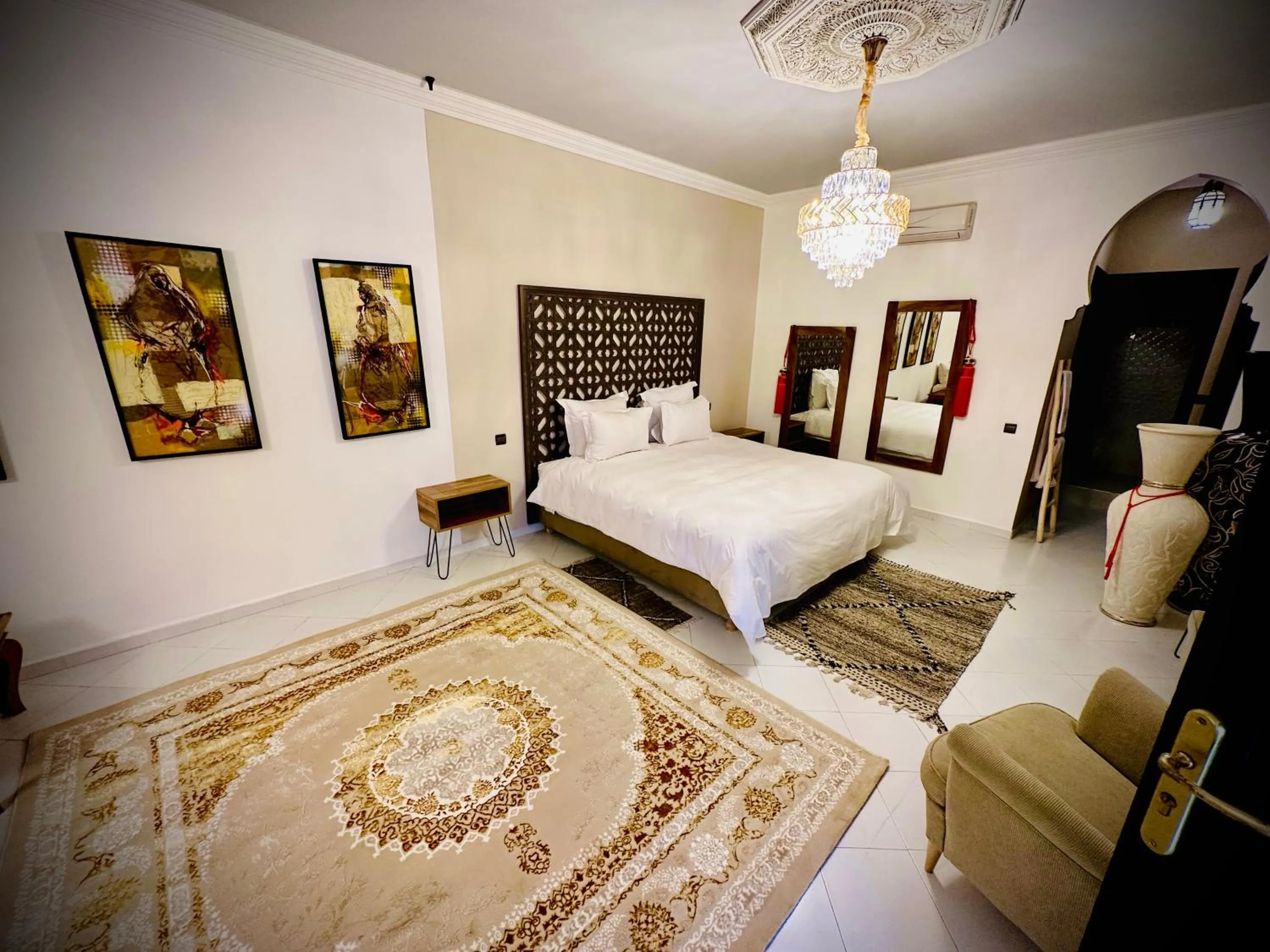 Bedroom in Riad Soir De Marrakech